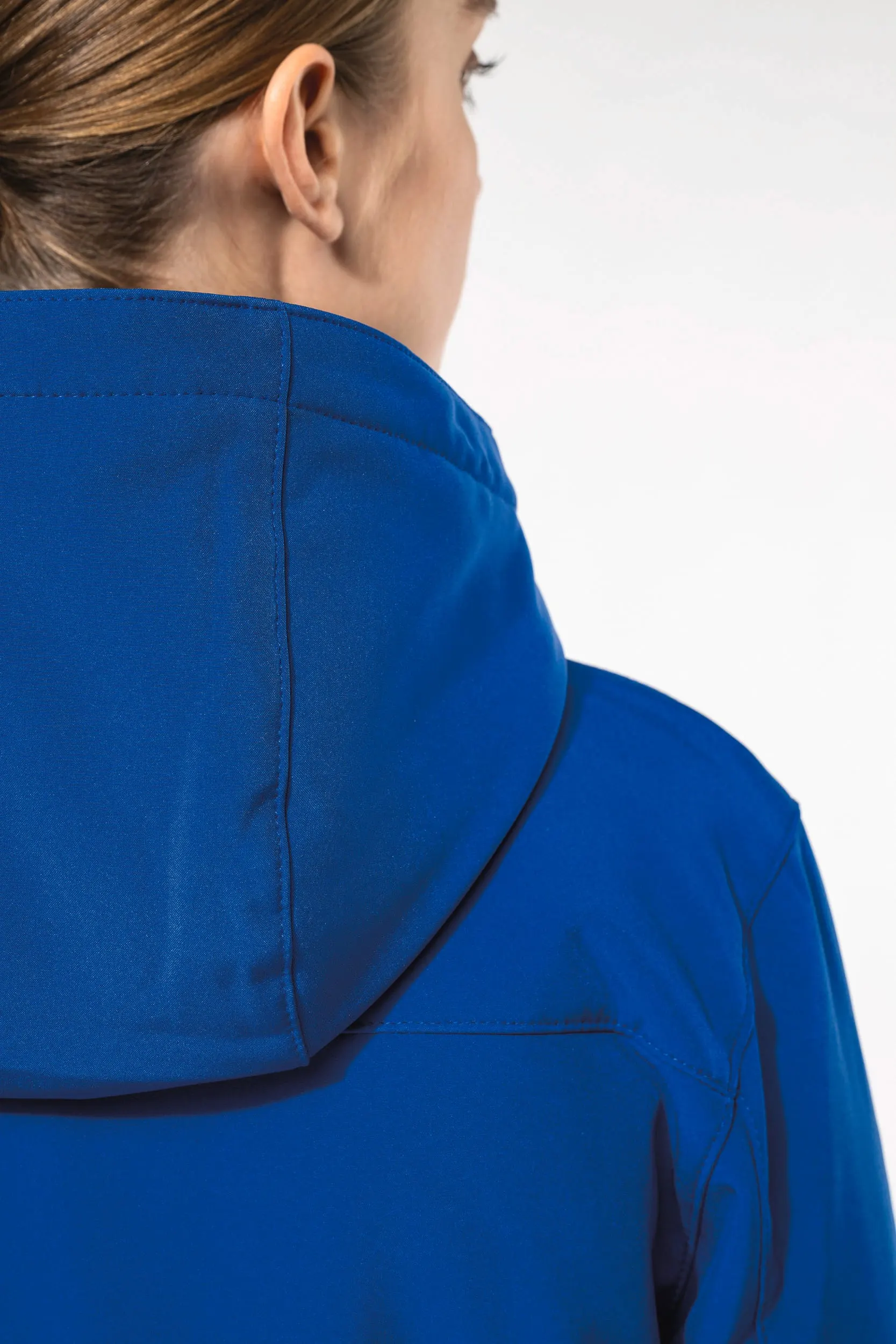 Parka softshell acolchada con capucha mujer