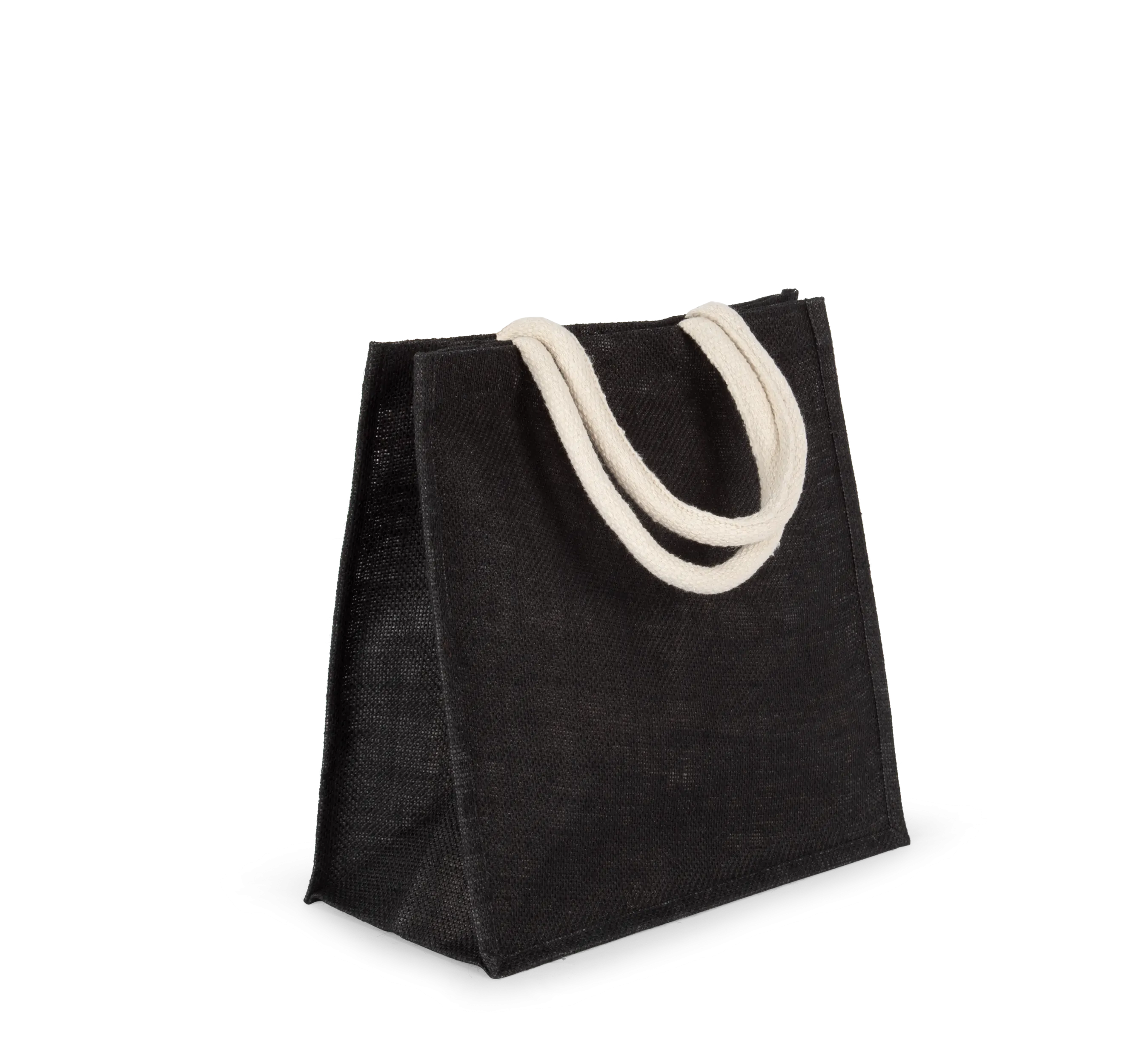 Bolsa estilo tote de tela de yute, modelo grande