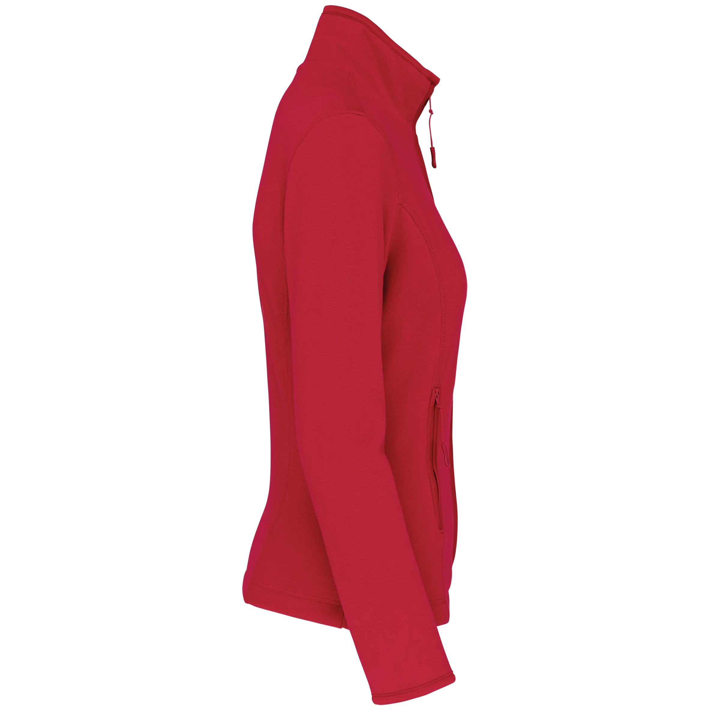 Chaqueta micropolar con cremallera mujer