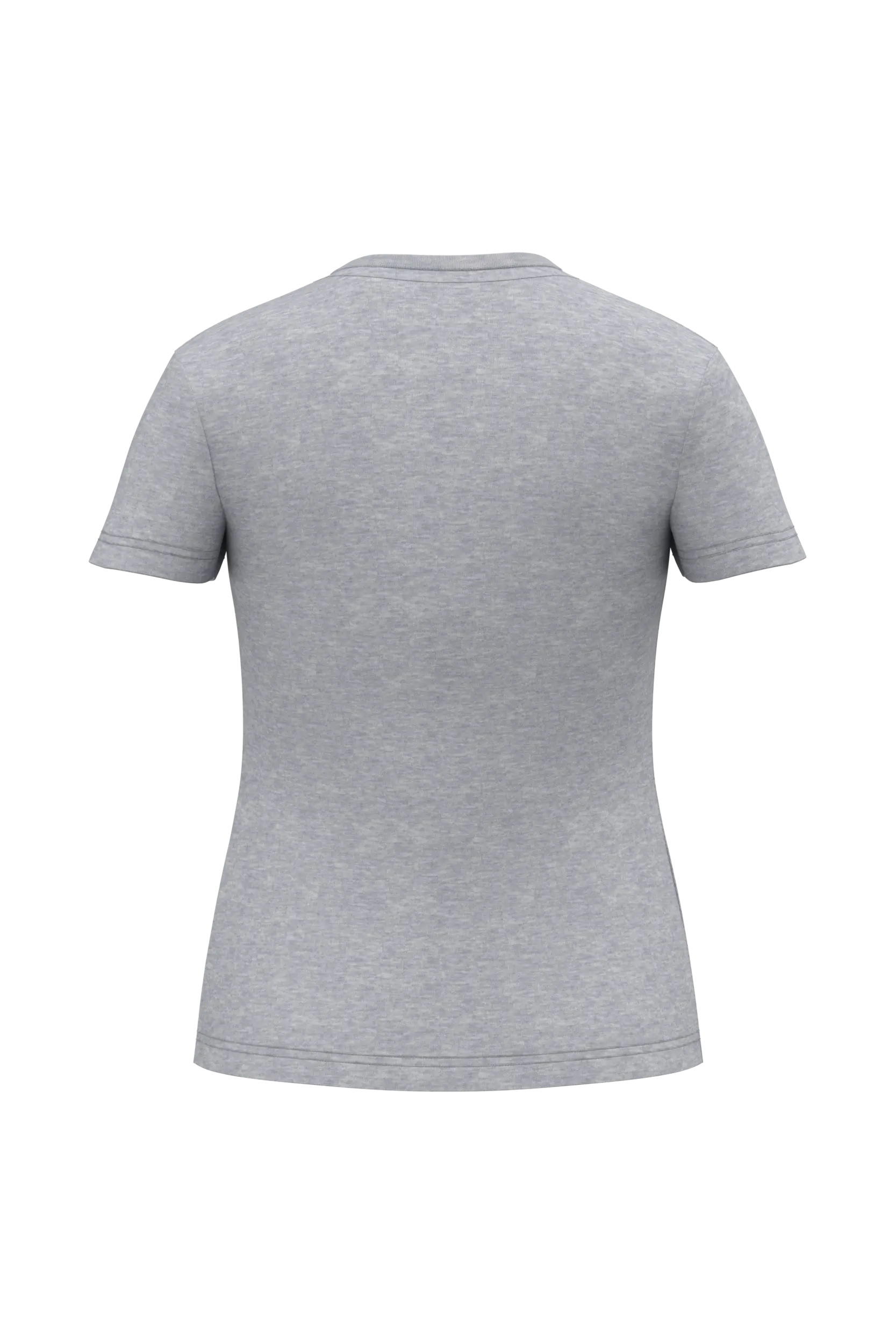 Camiseta ecorresponsable antibacteriana cuello de pico mujer