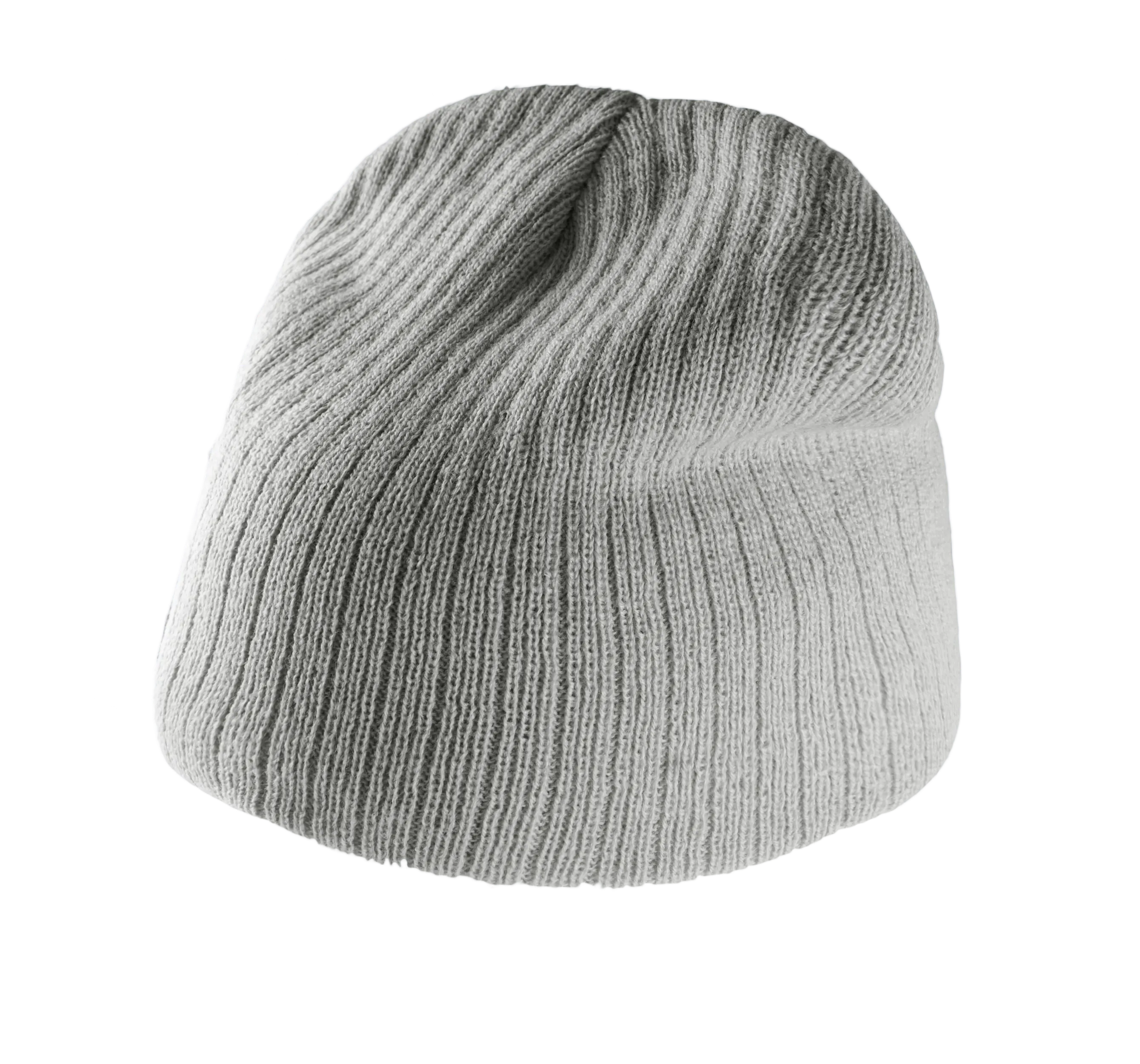 Gorro de punto acanalado