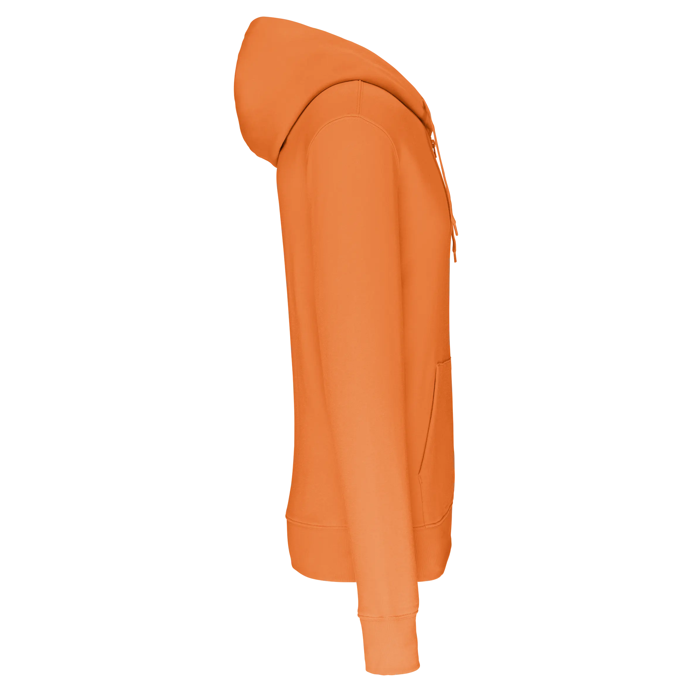 Sudadera con capucha y cremallera ecorresponsable hombre