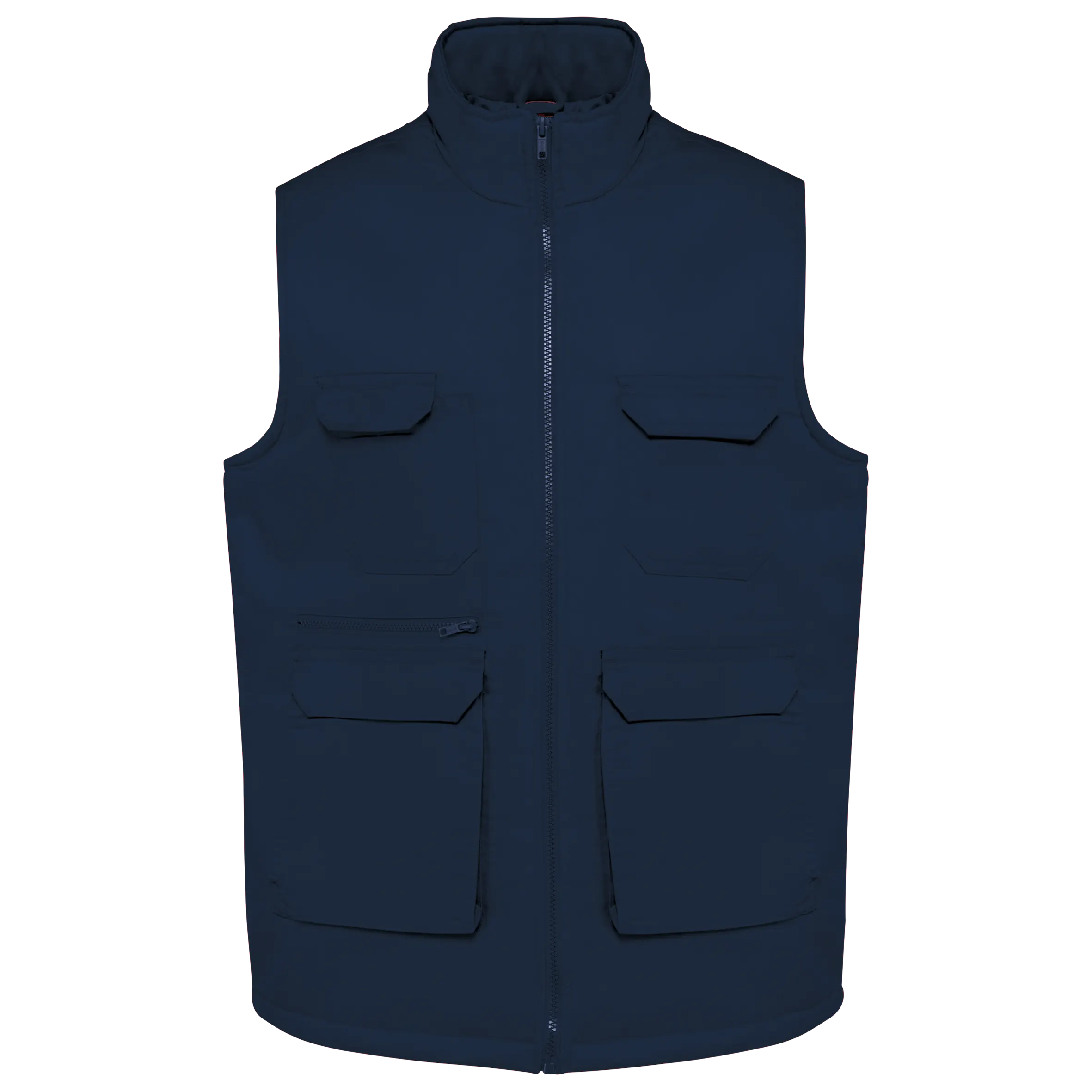 Chaleco polialgodón multibolsillos acolchado - Unisex