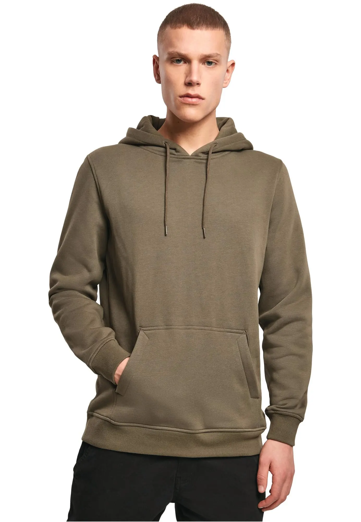 Sudadera con capucha de tejido grueso