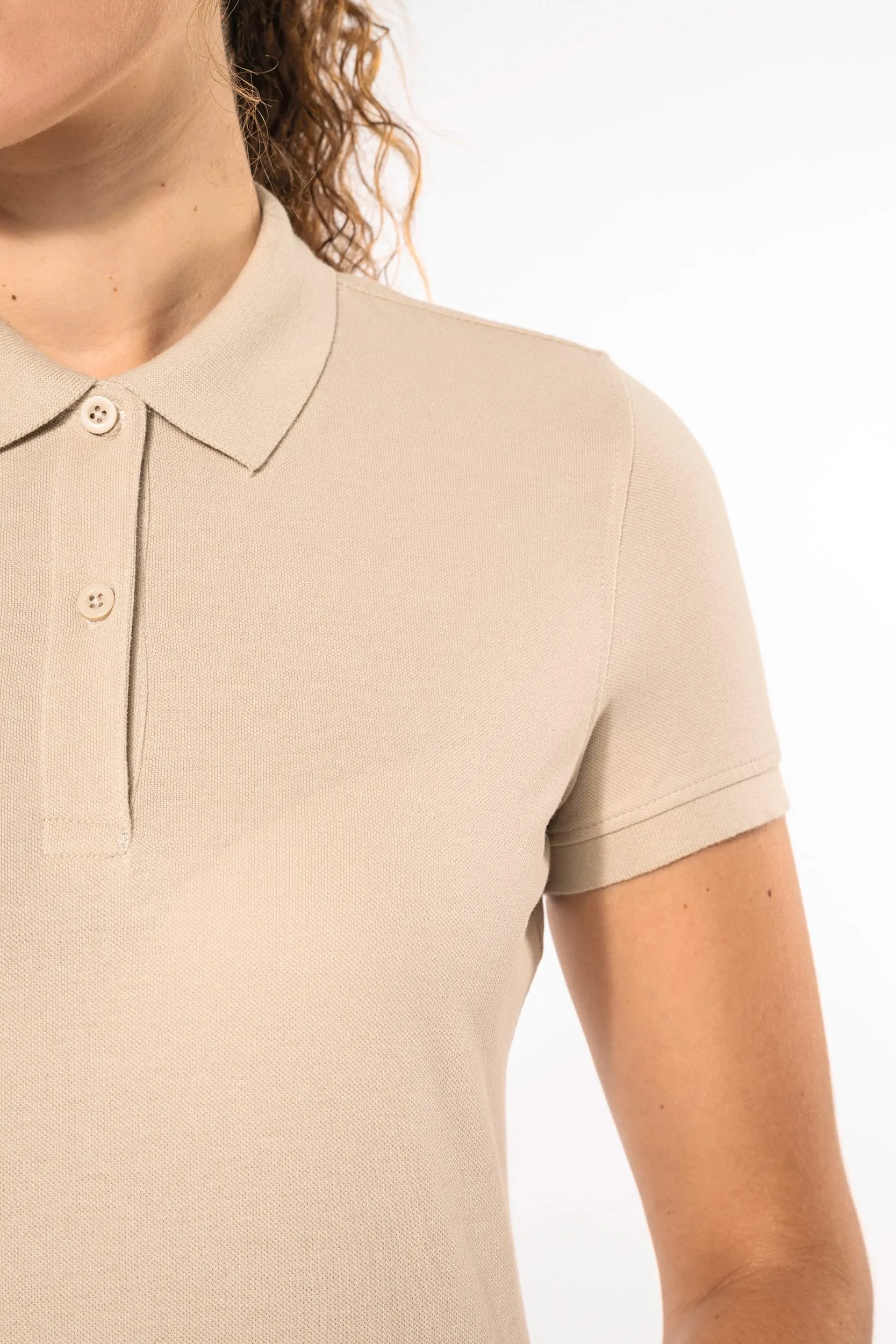 Polo piqué Bio180 mujer