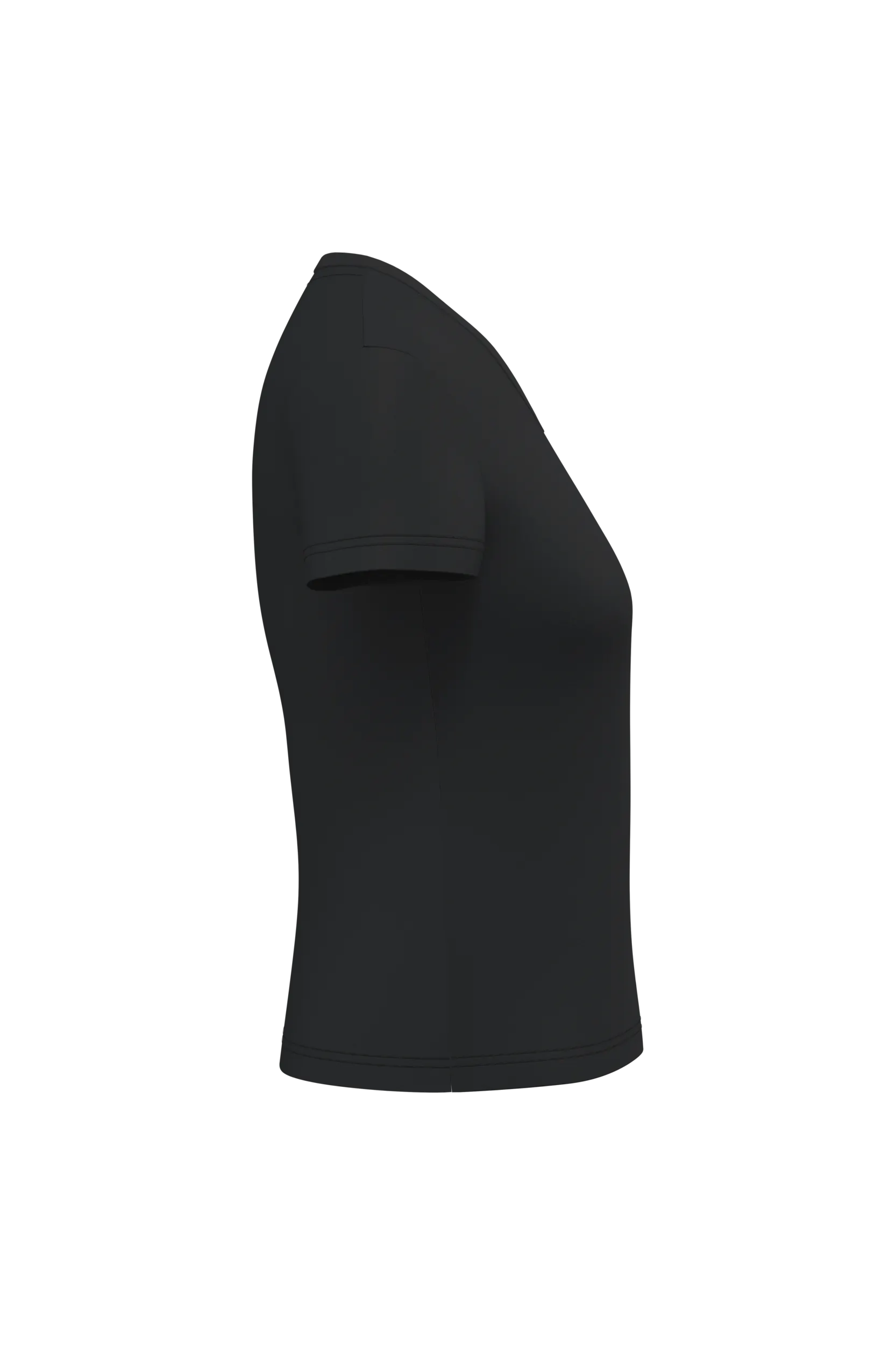 Camiseta ecorresponsable antibacteriana cuello de pico mujer