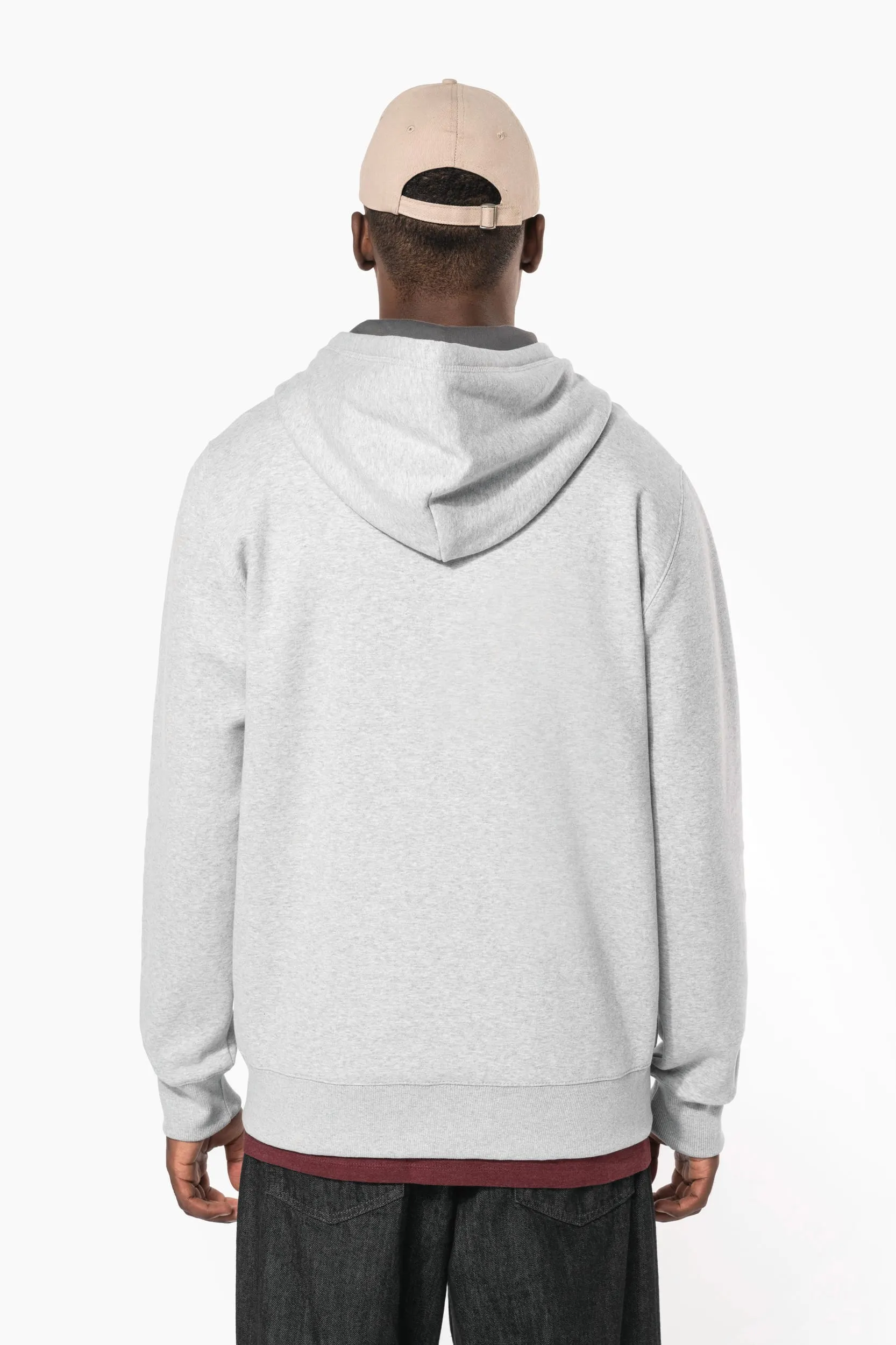 Sudadera capucha y cremallera