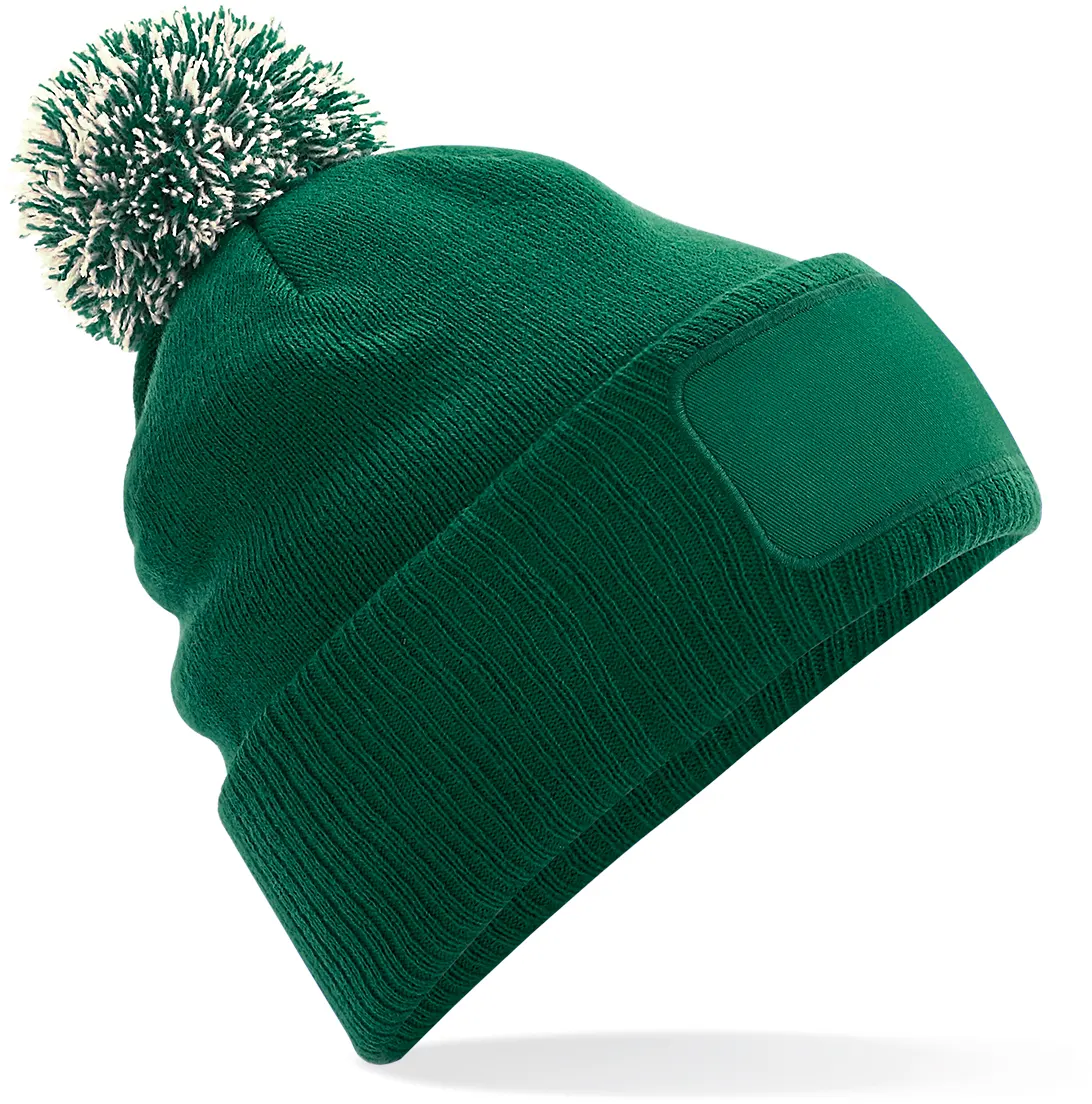 Gorro parche Snowstar® con pompón <br/>