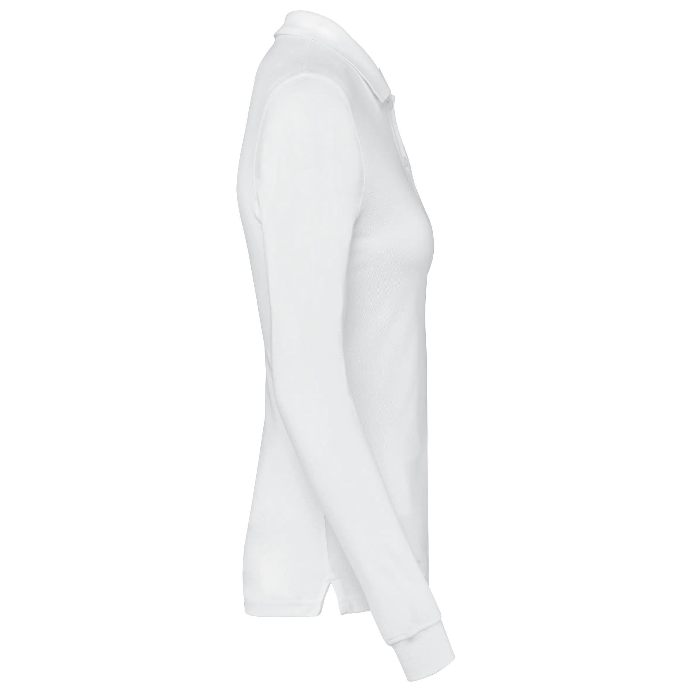 Polo de punto piqué manga larga Bio180 mujer