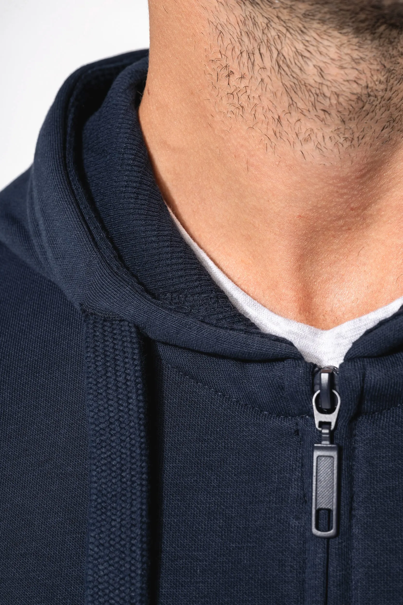 Sudadera con capucha y cremallera