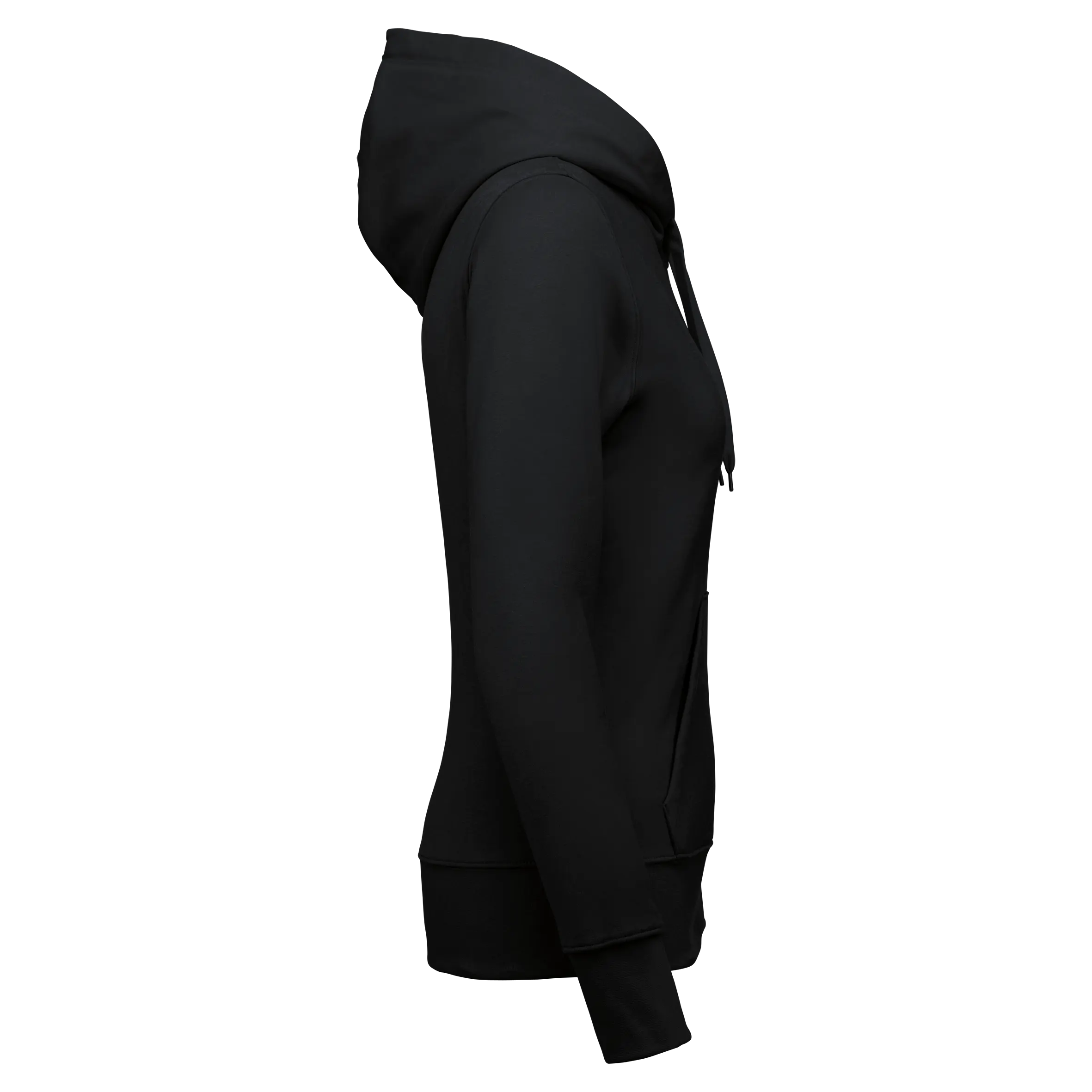 Sudadera con capucha y cremallera ecorresponsable mujer