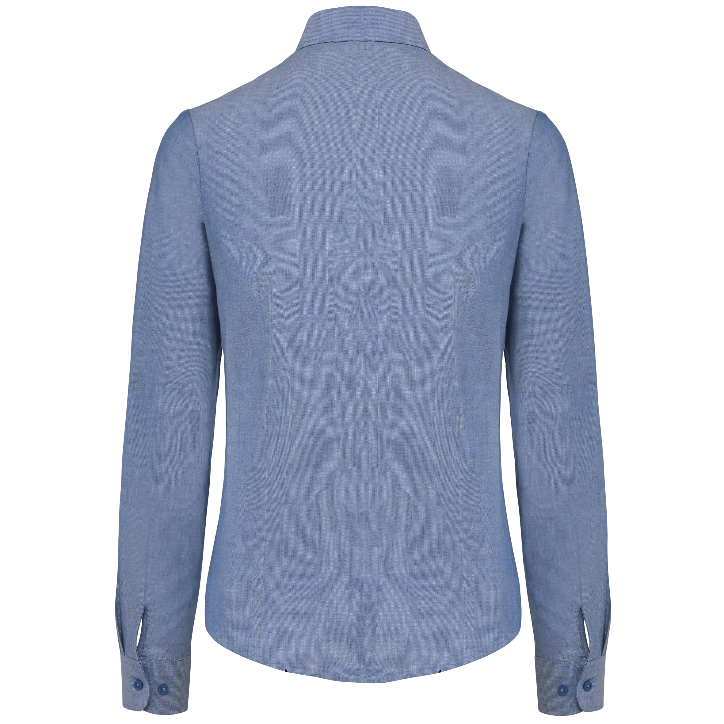 Camisa oxford manga larga mujer