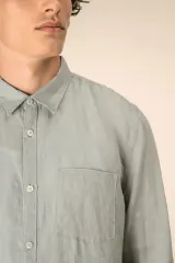 Camisa de lino hombre