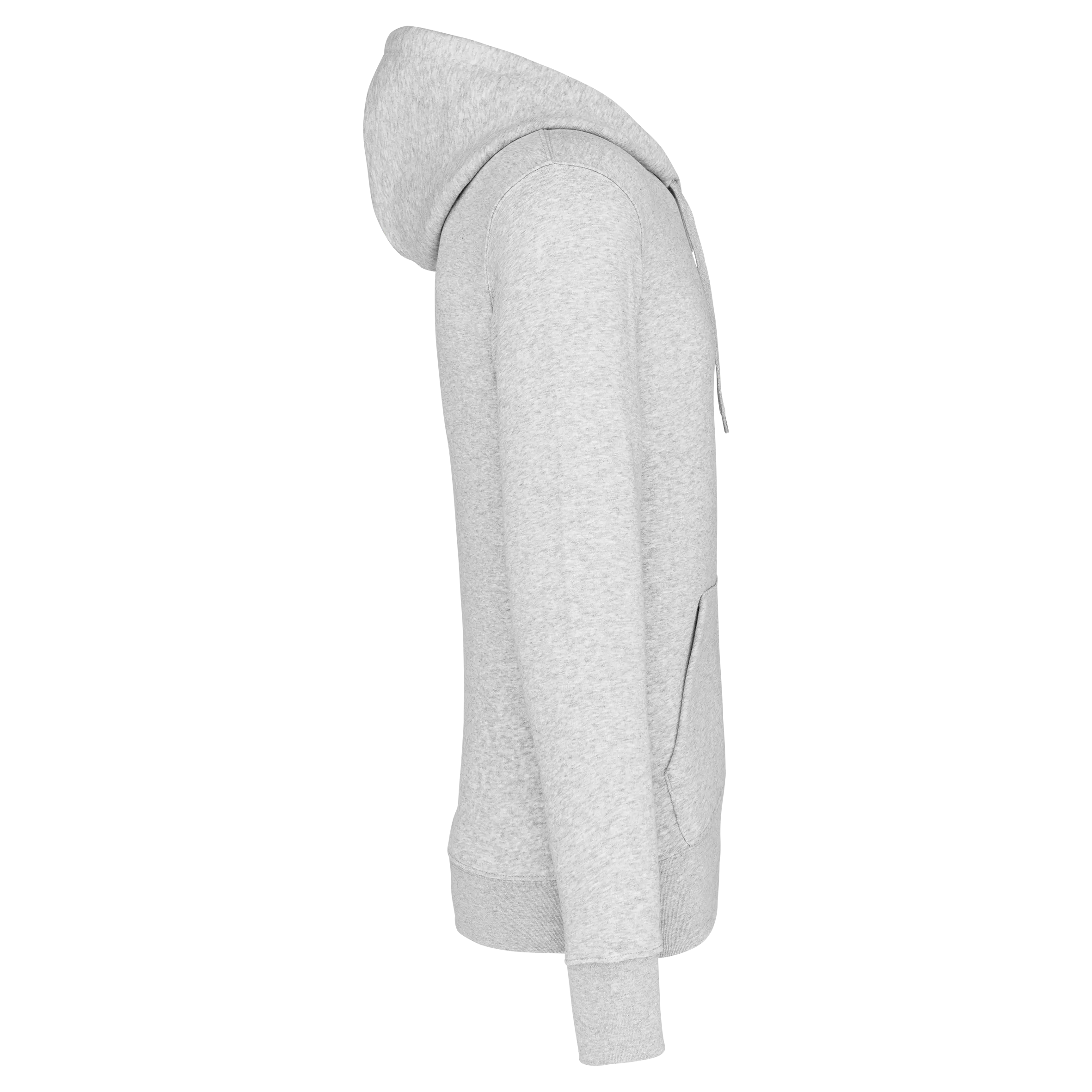 Sudadera con capucha y cremallera ecorresponsable hombre