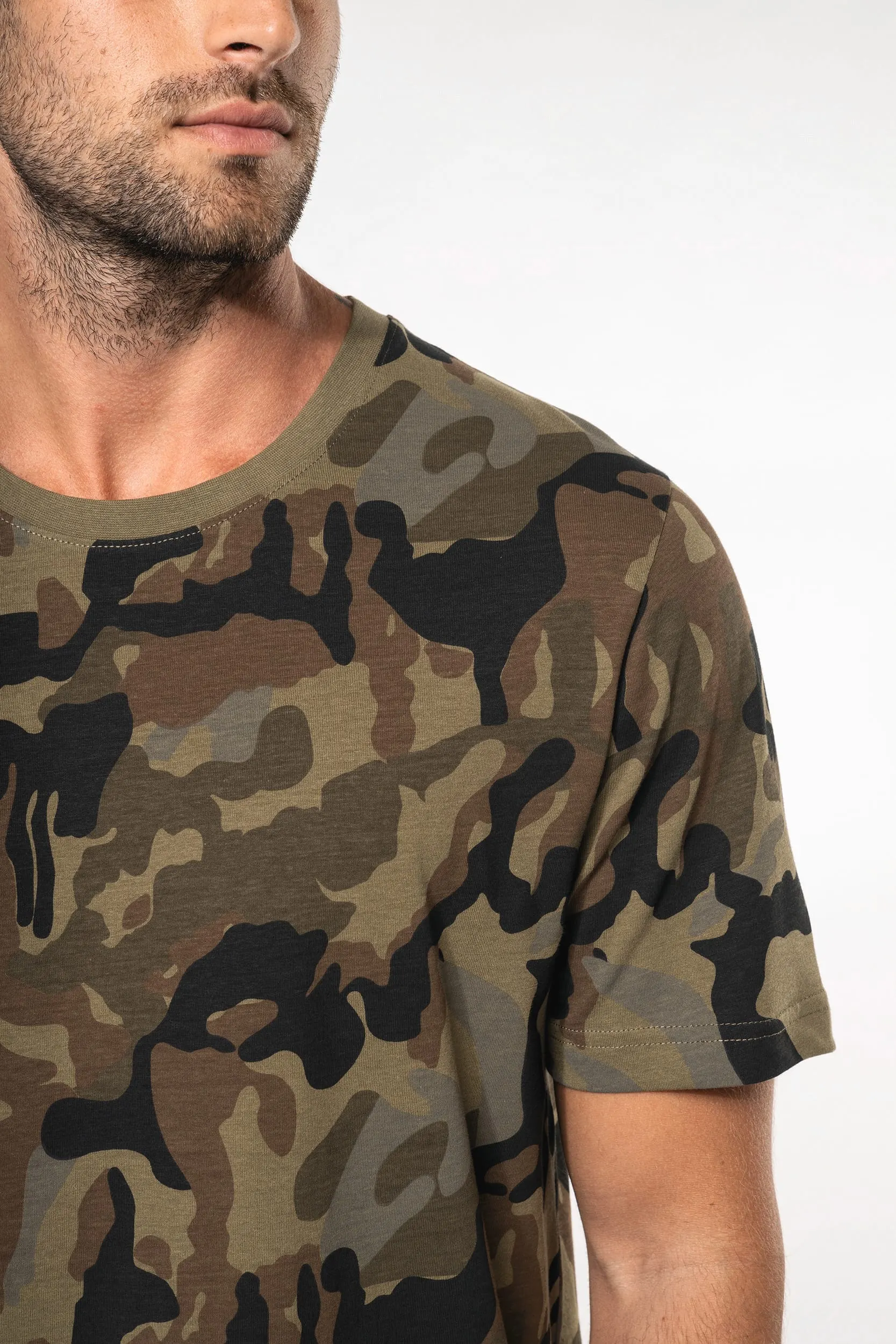 Camiseta camuflaje hombre