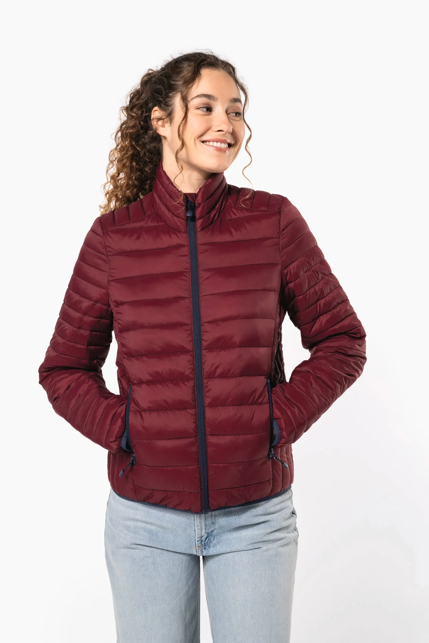 Chaqueta acolchada y ligera mujer