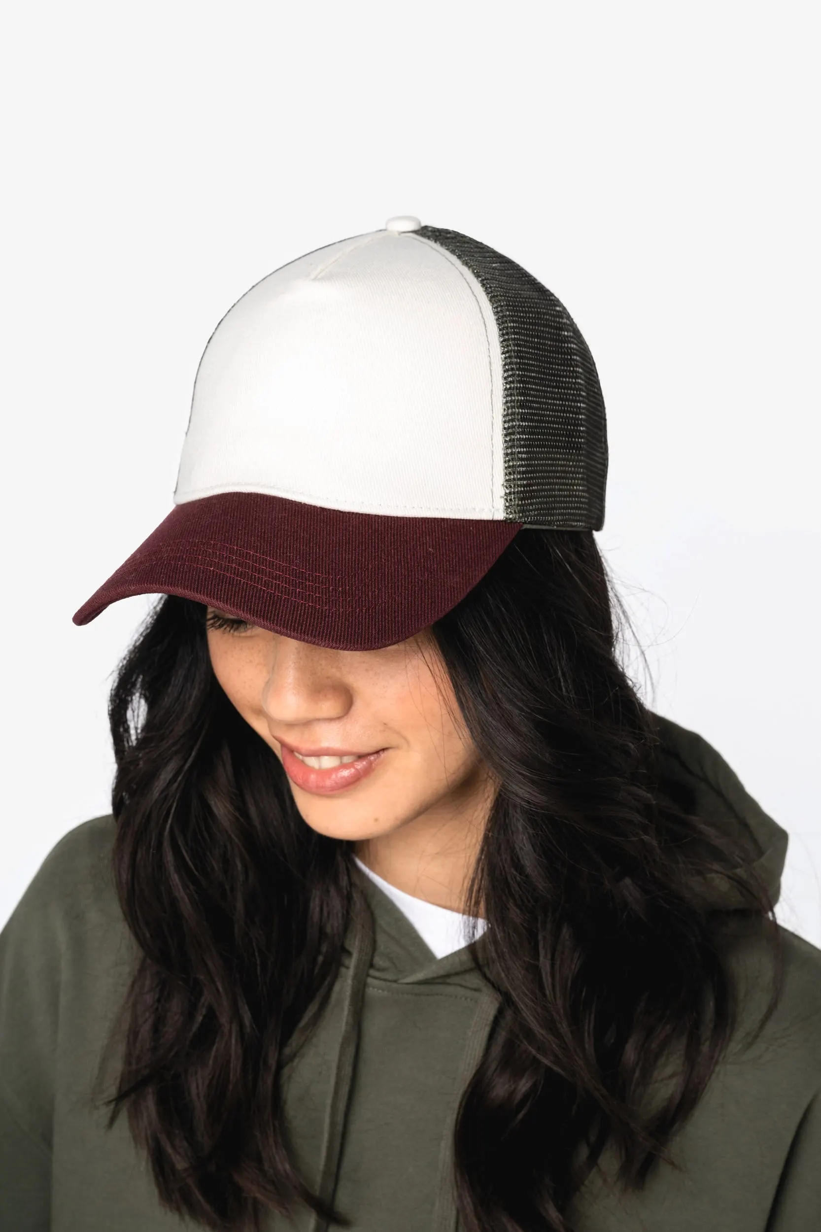 Gorra trucker ecorresponsable 5 paneles unisex
