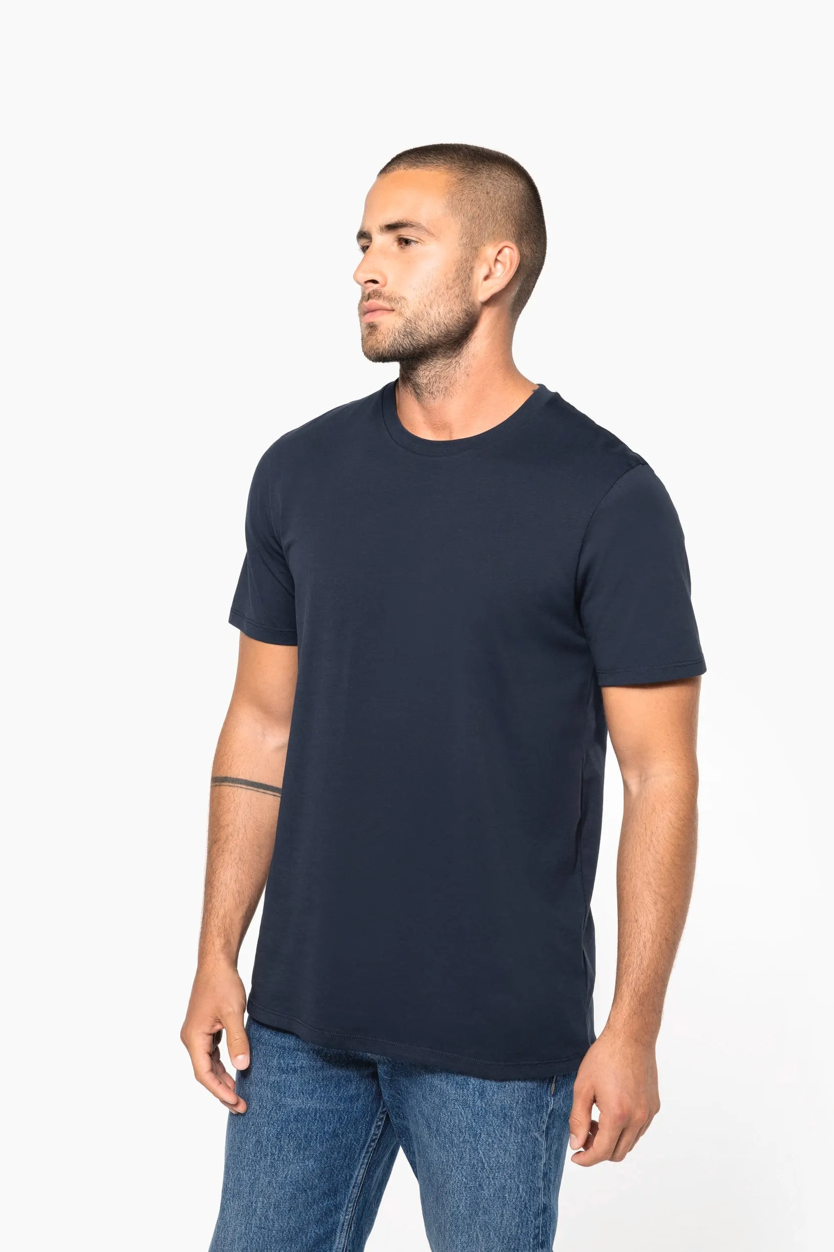 Camiseta cuello redondo y manga corta unisex