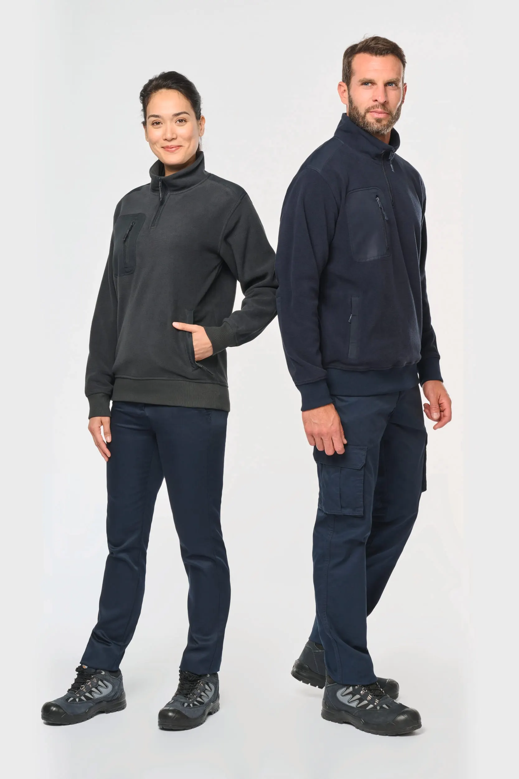 Polar 1/4 cremallera ecorresponsable unisex