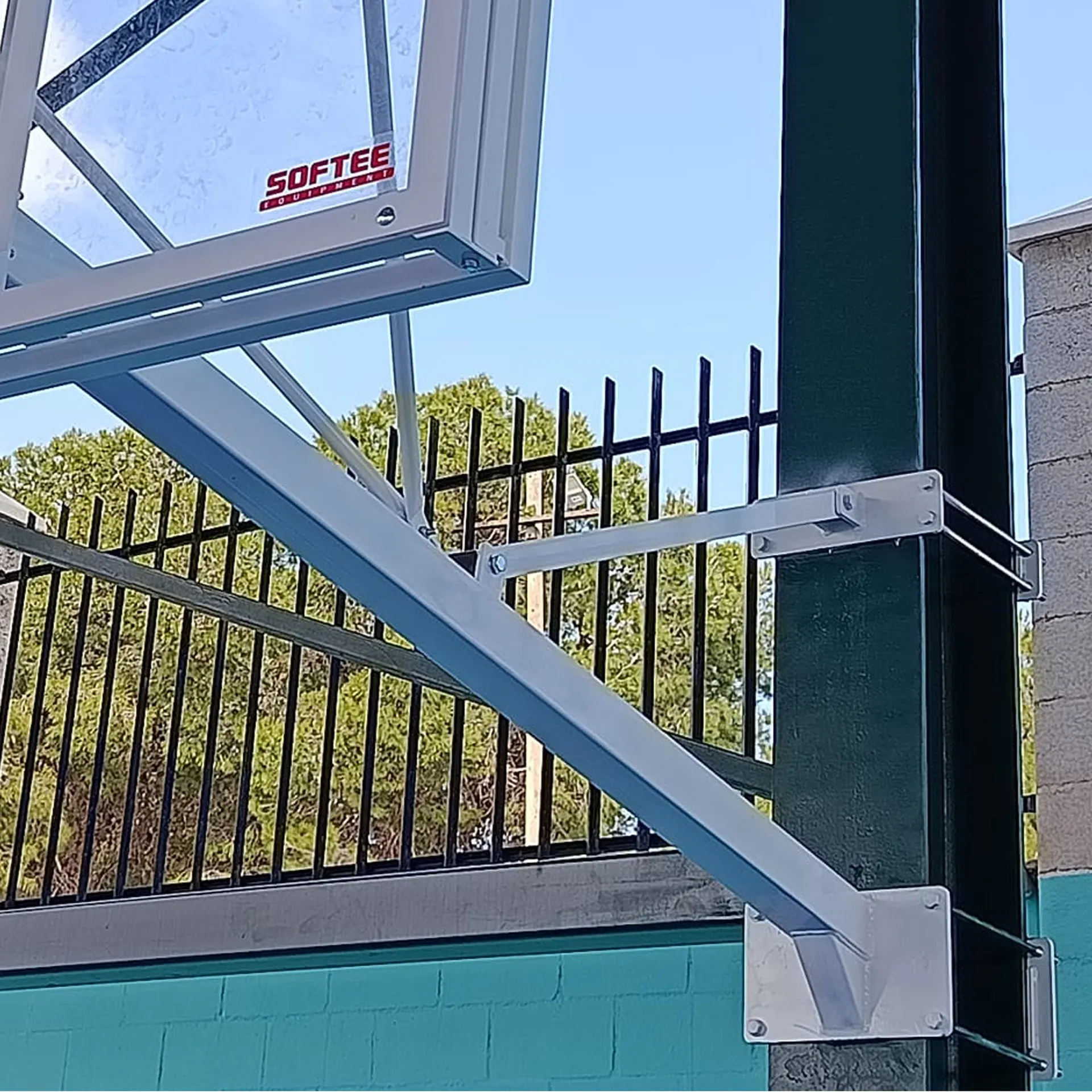JUEGO DE 2 CANASTAS DE BASKET DELUXE FIJA A VIGA VUELO ESPECIAL