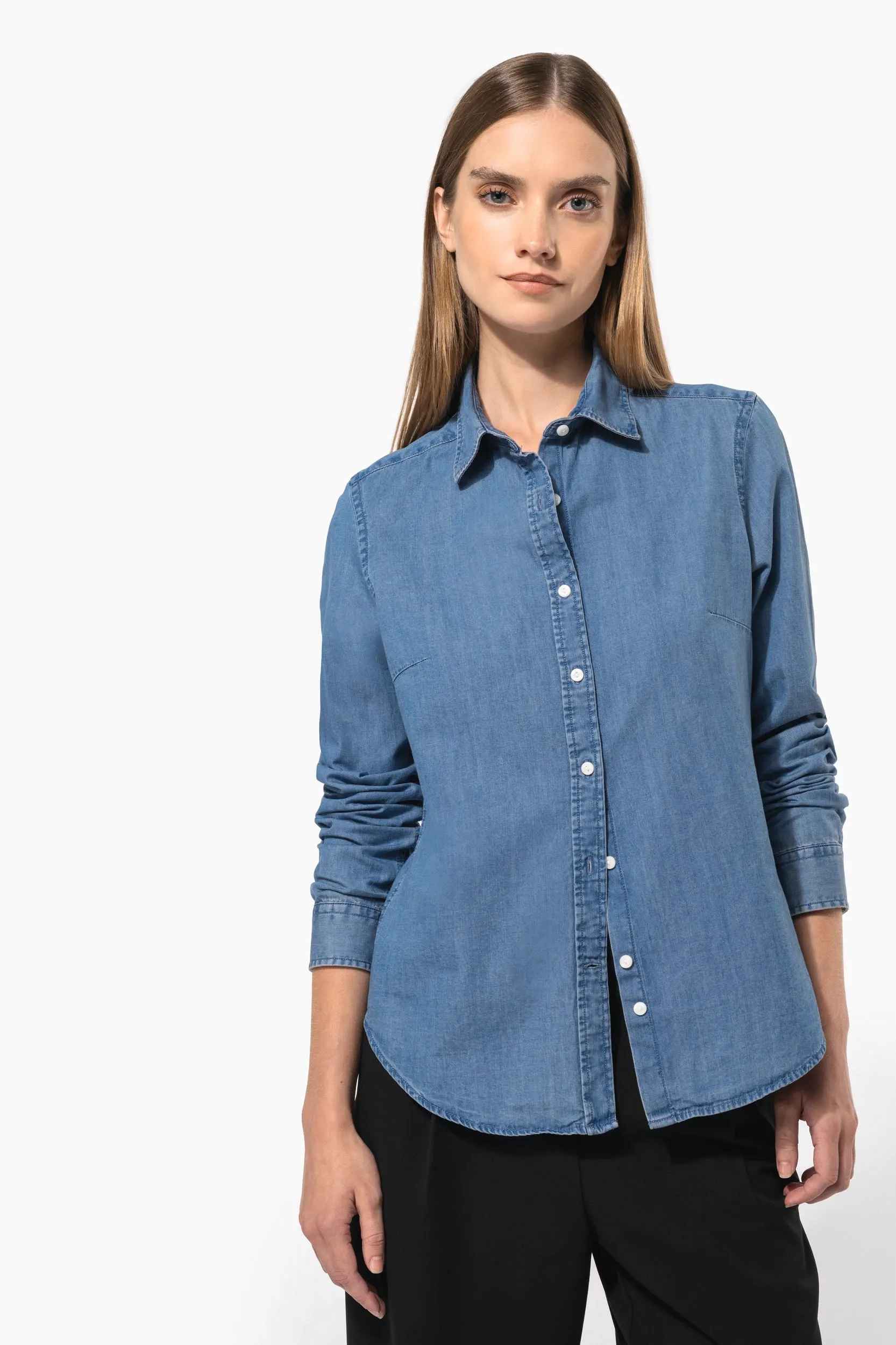 Camisa Denim mujer
