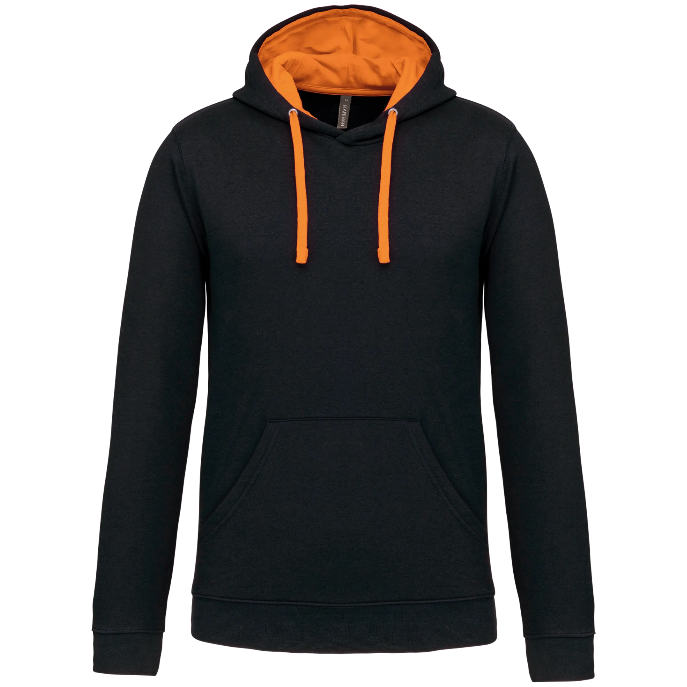 Sudadera capucha contrastada hombre