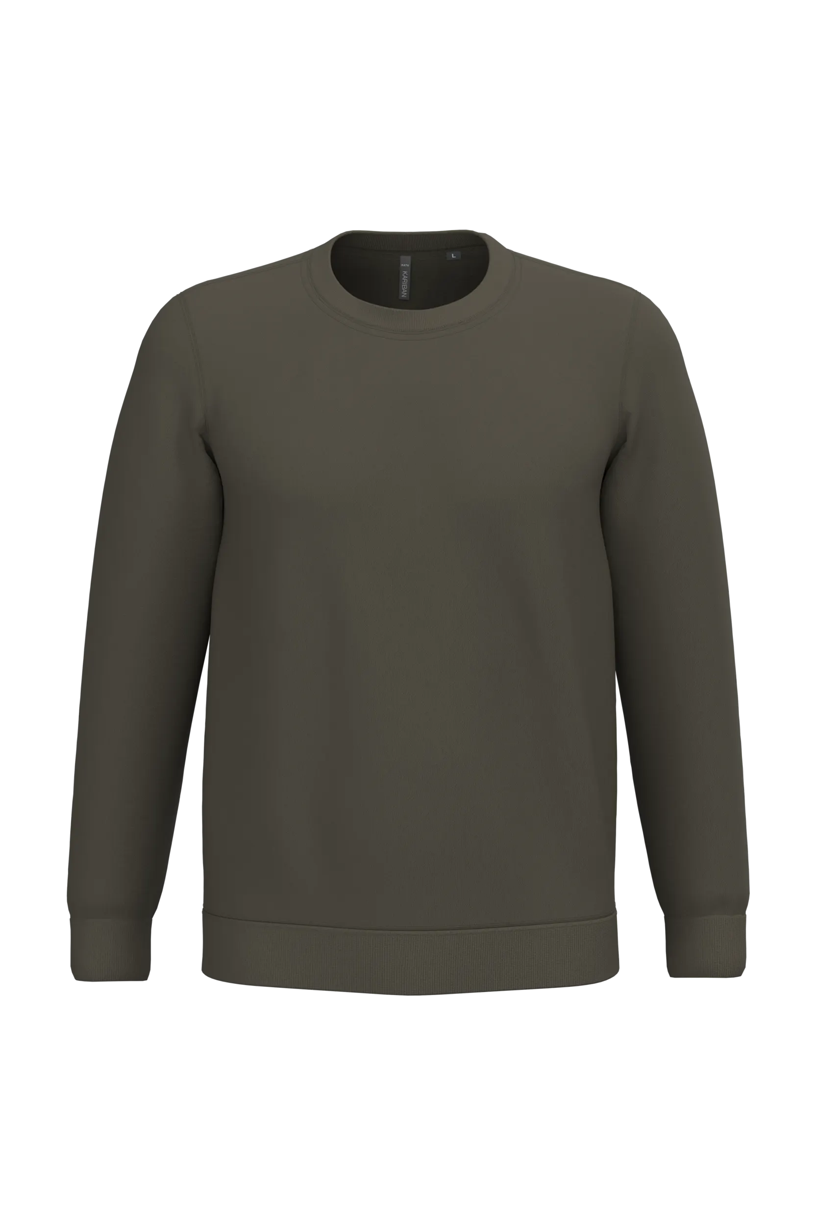 Sudadera cuello redondo