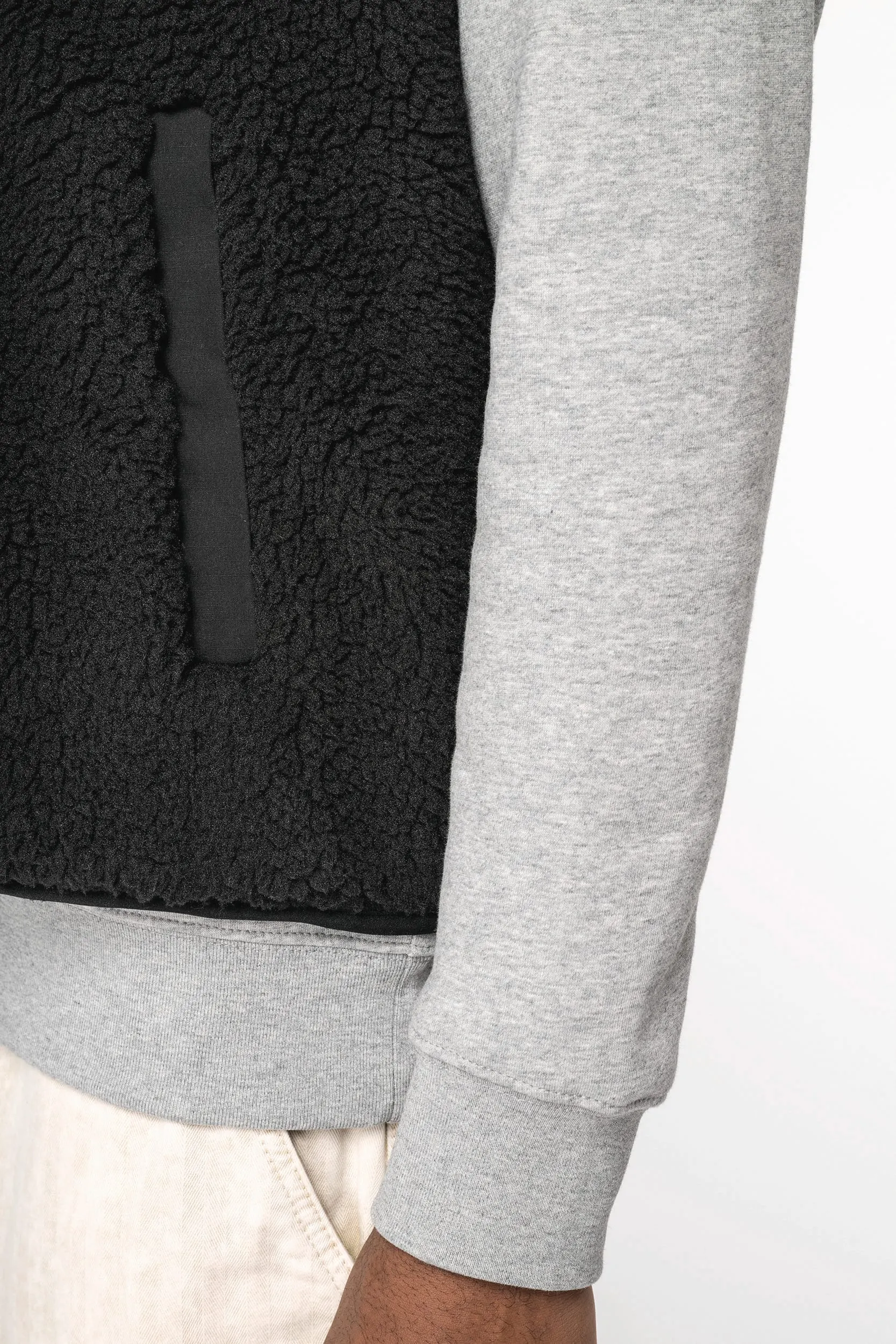 Chaleco ecorresponsable de sherpa unisex