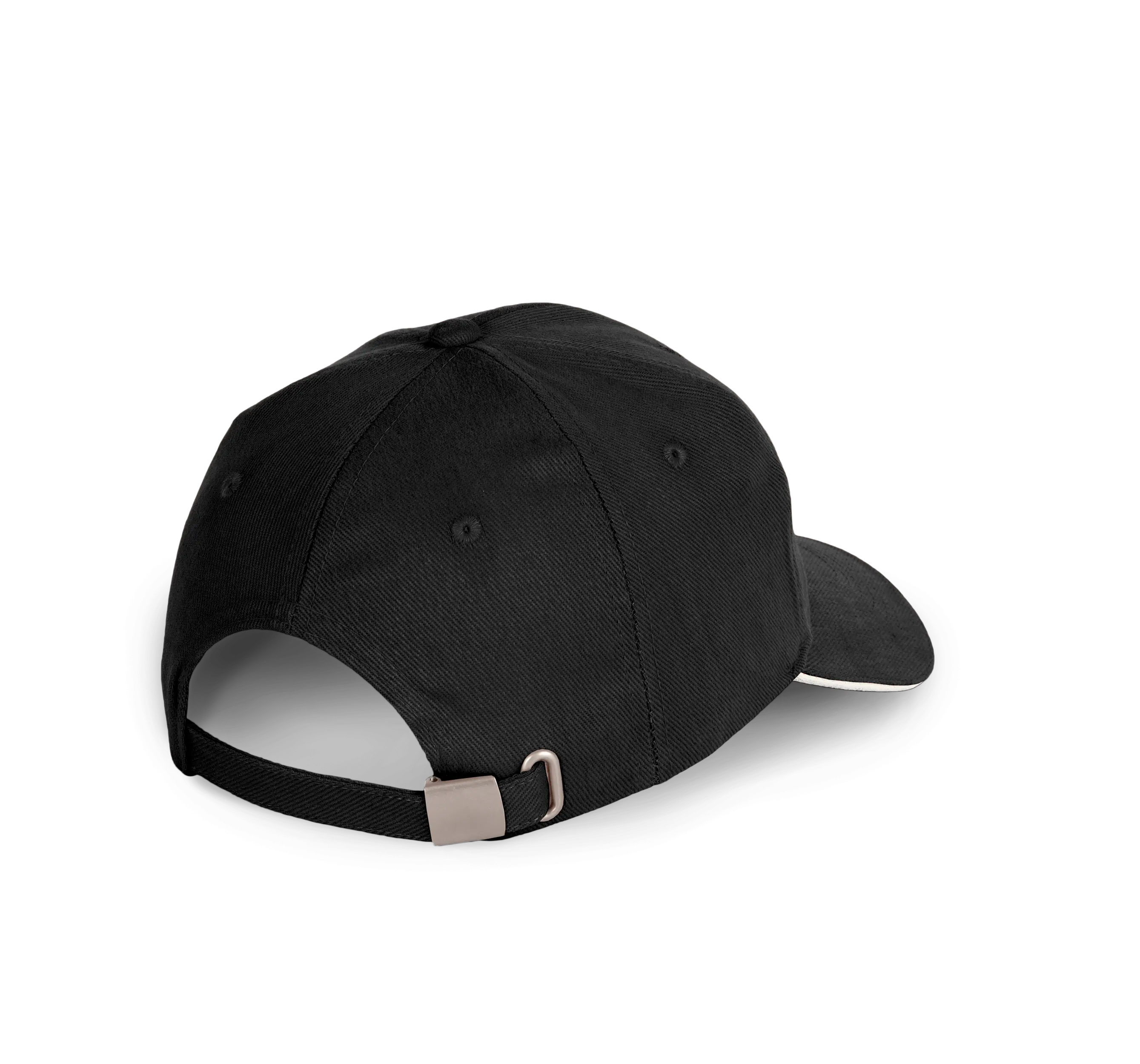 Gorra algodón orgánico con sándwich contrastado - 6 paneles
