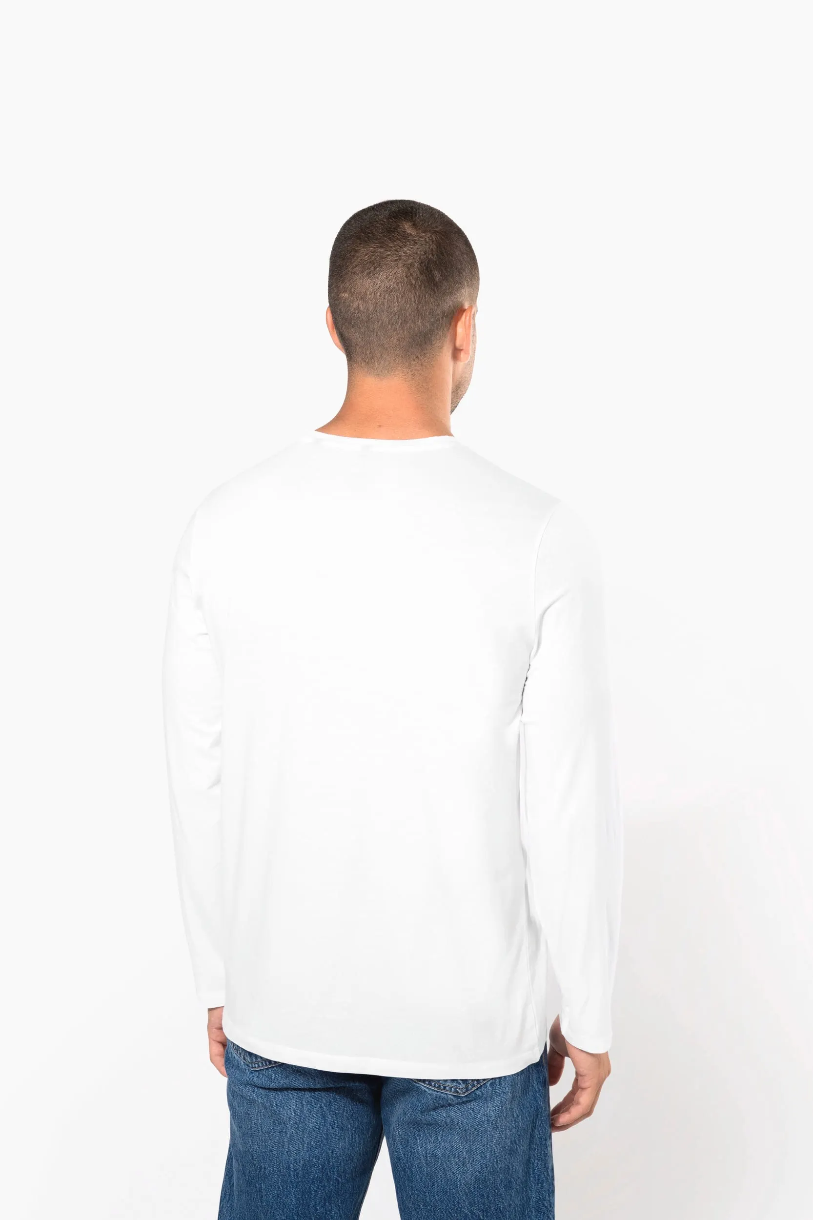 Camiseta con elastano manga larga hombre