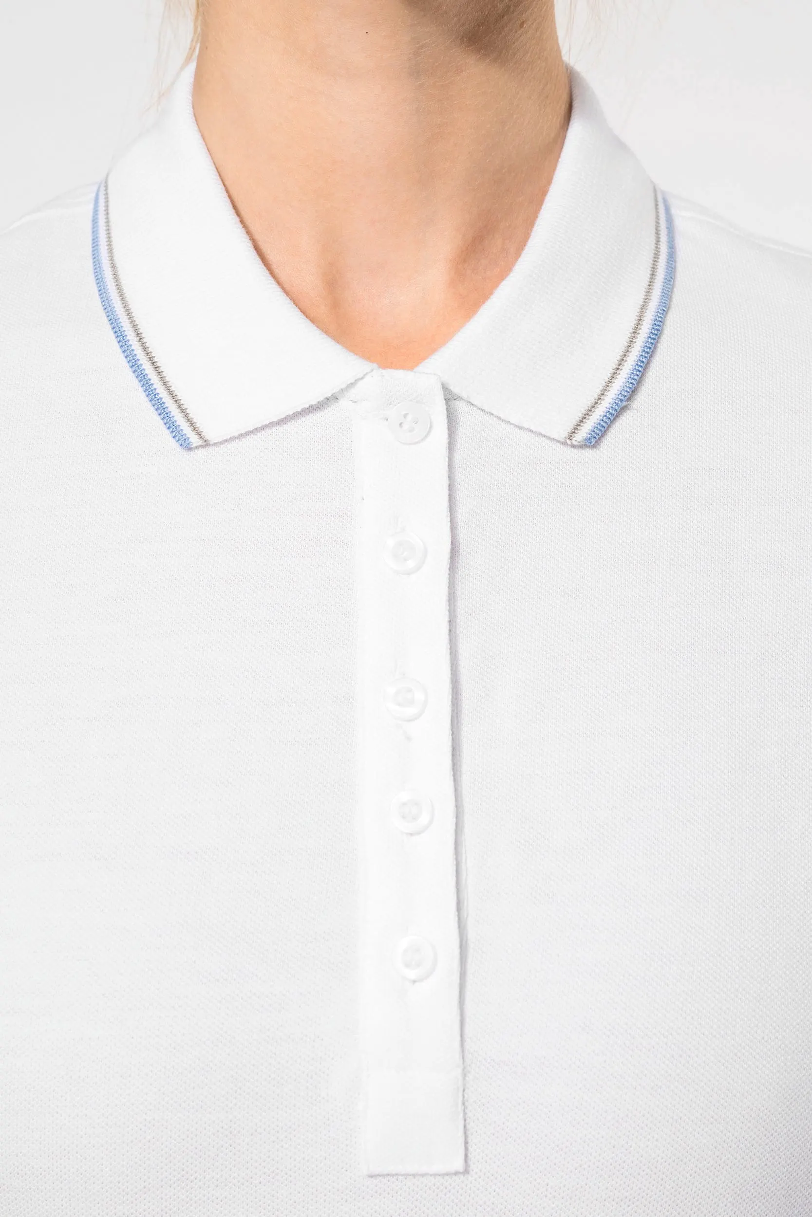 Polo de manga corta mujer