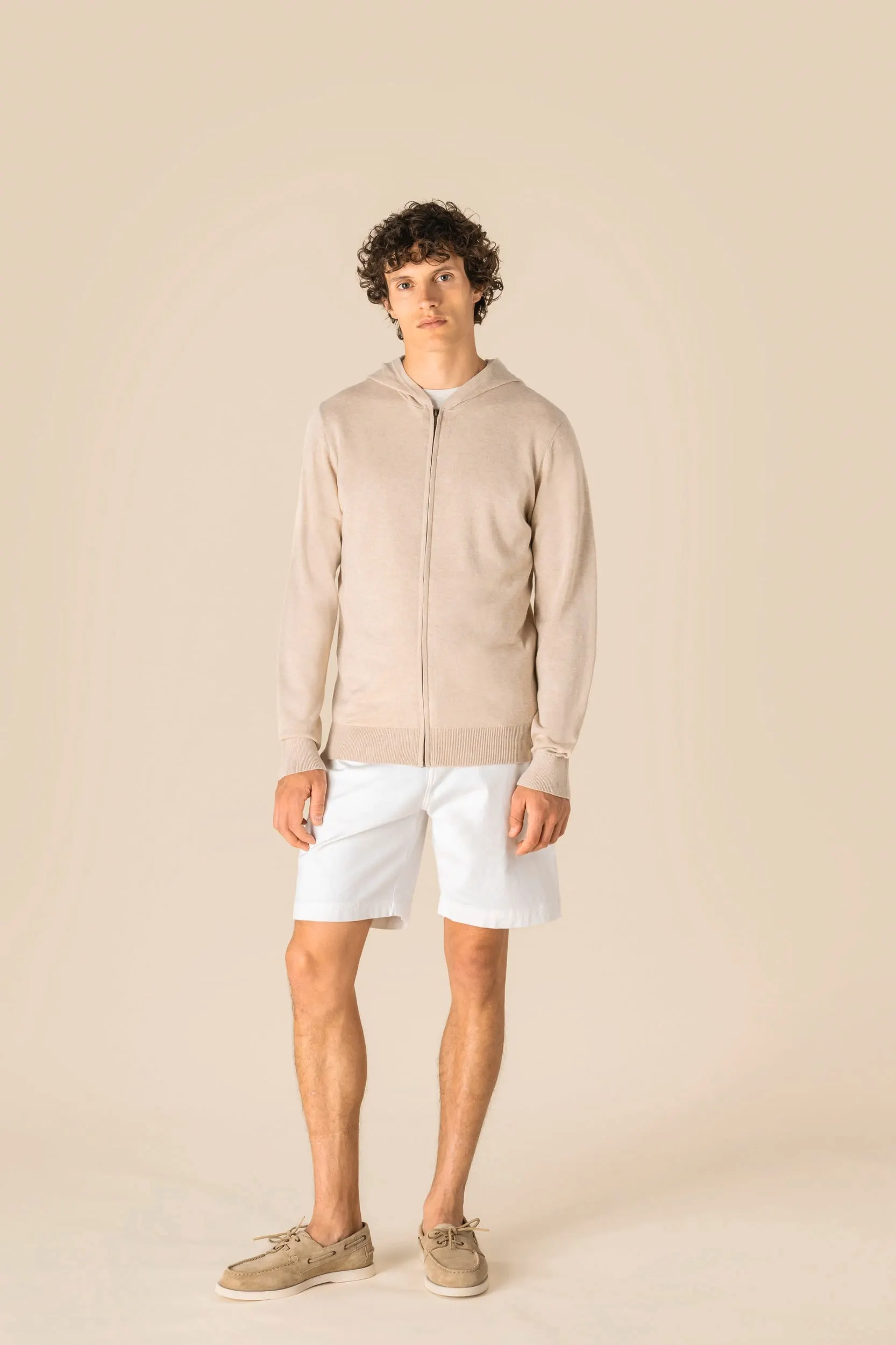 Jersey ecorresponsable con capucha de lyocell hombre