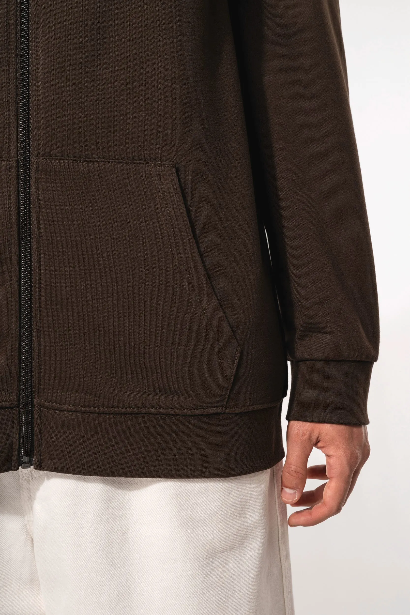 Sudadera capucha y cremallera unisex