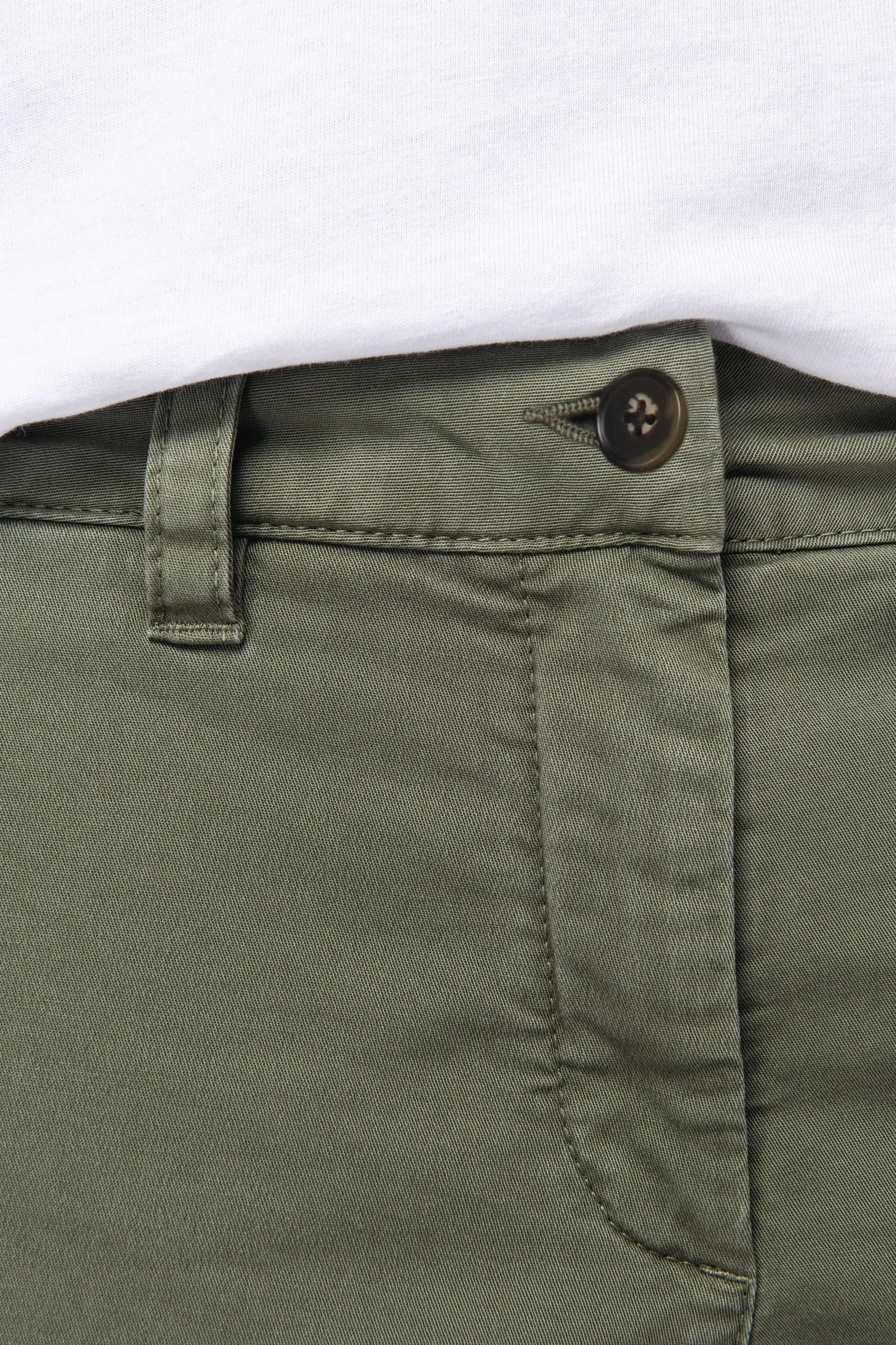 Pantalón cargo ecorresponsable efecto lavado mujer