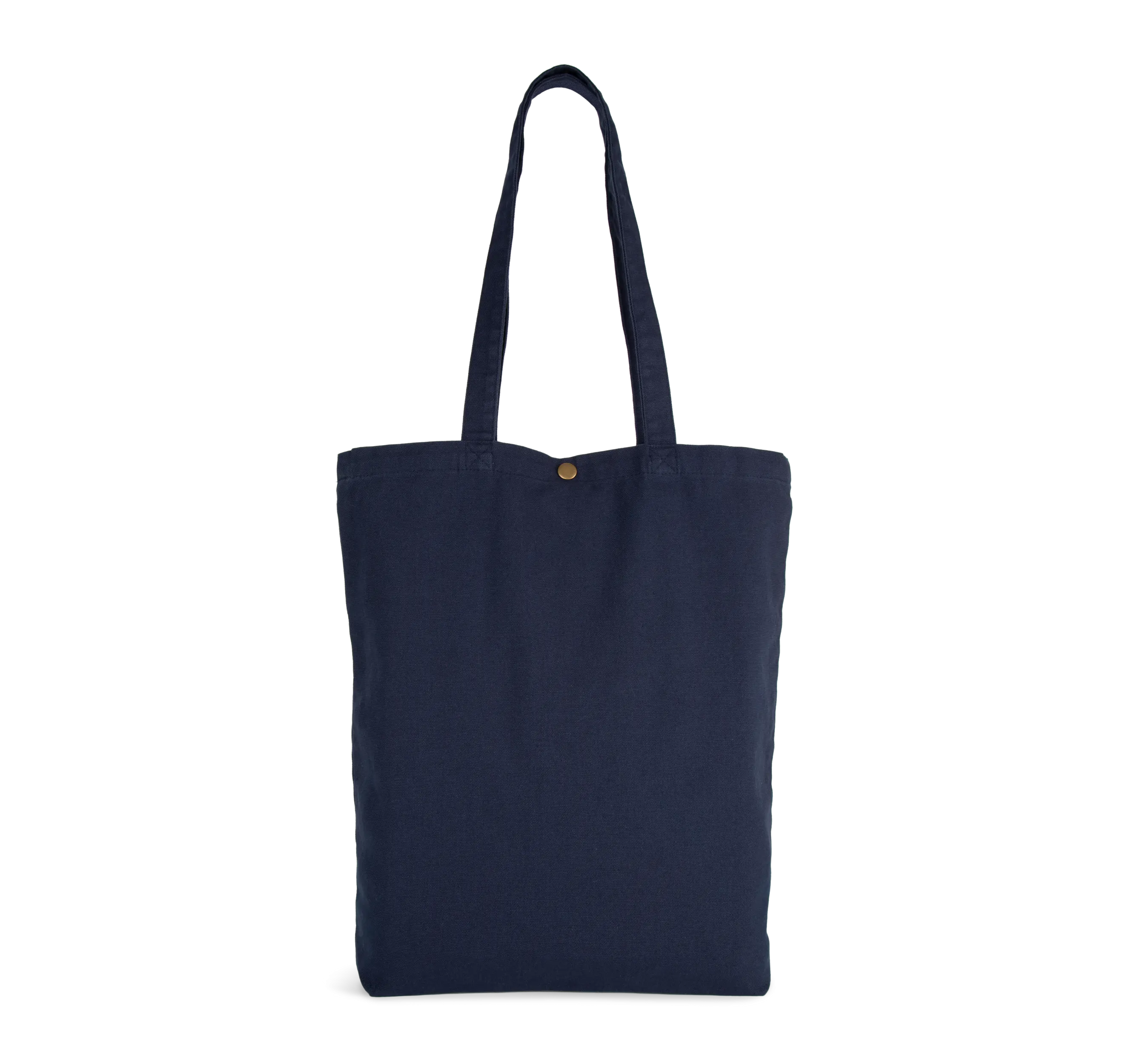 Bolsa shopper de algodón efecto lavado
