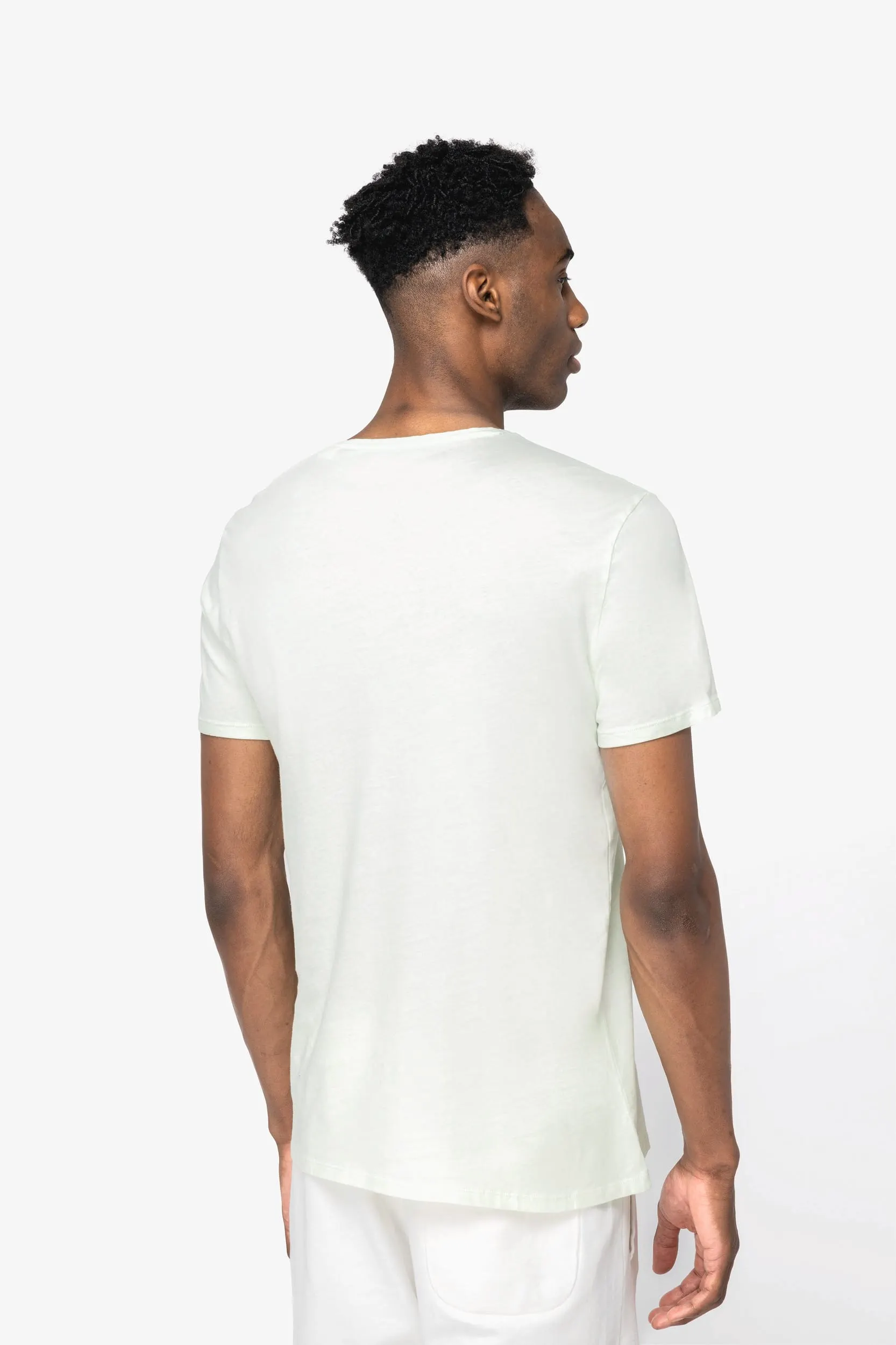 Camiseta ecorresponsable efecto lavado unisex