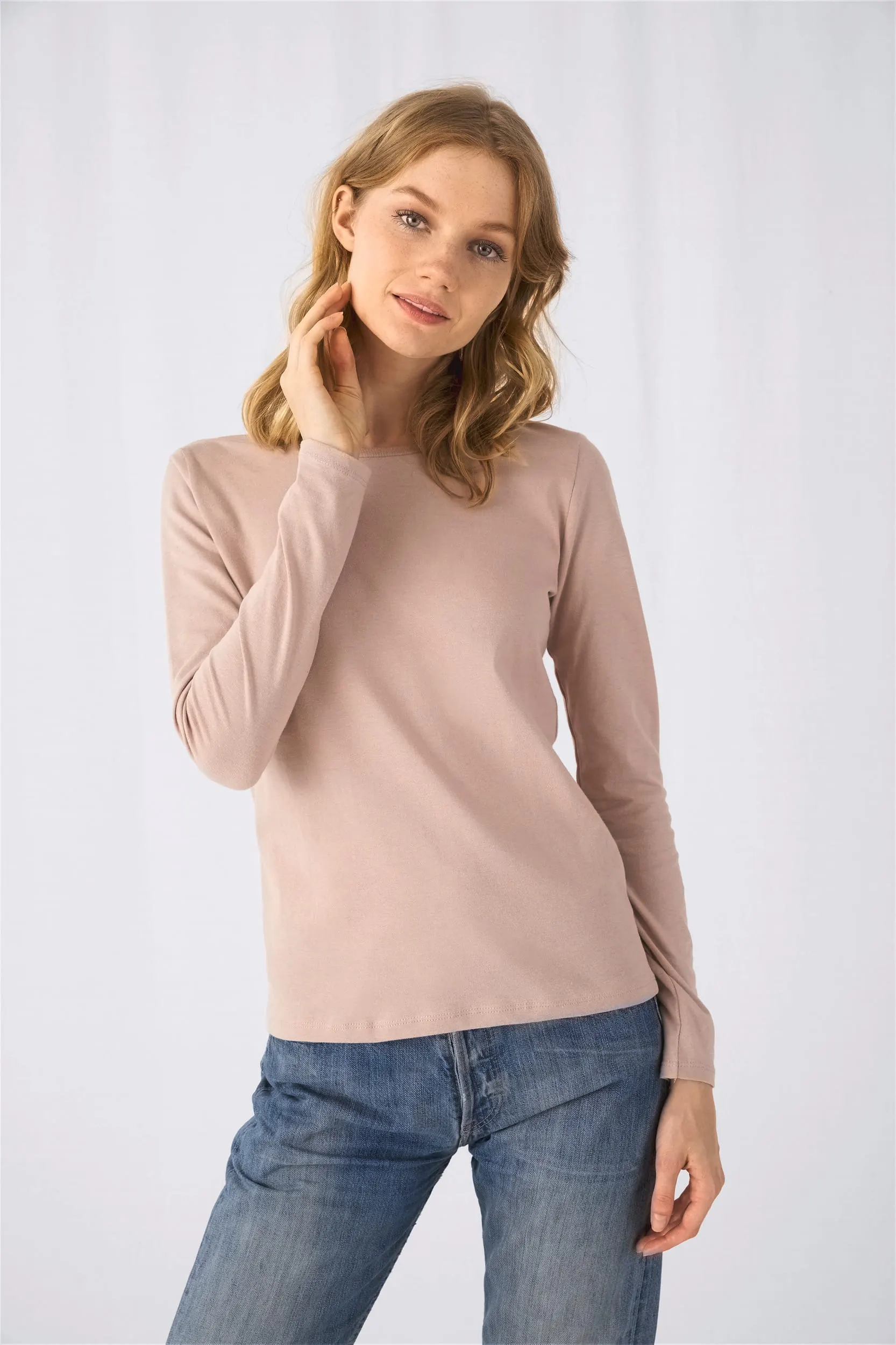 Camiseta #E150 manga larga mujer