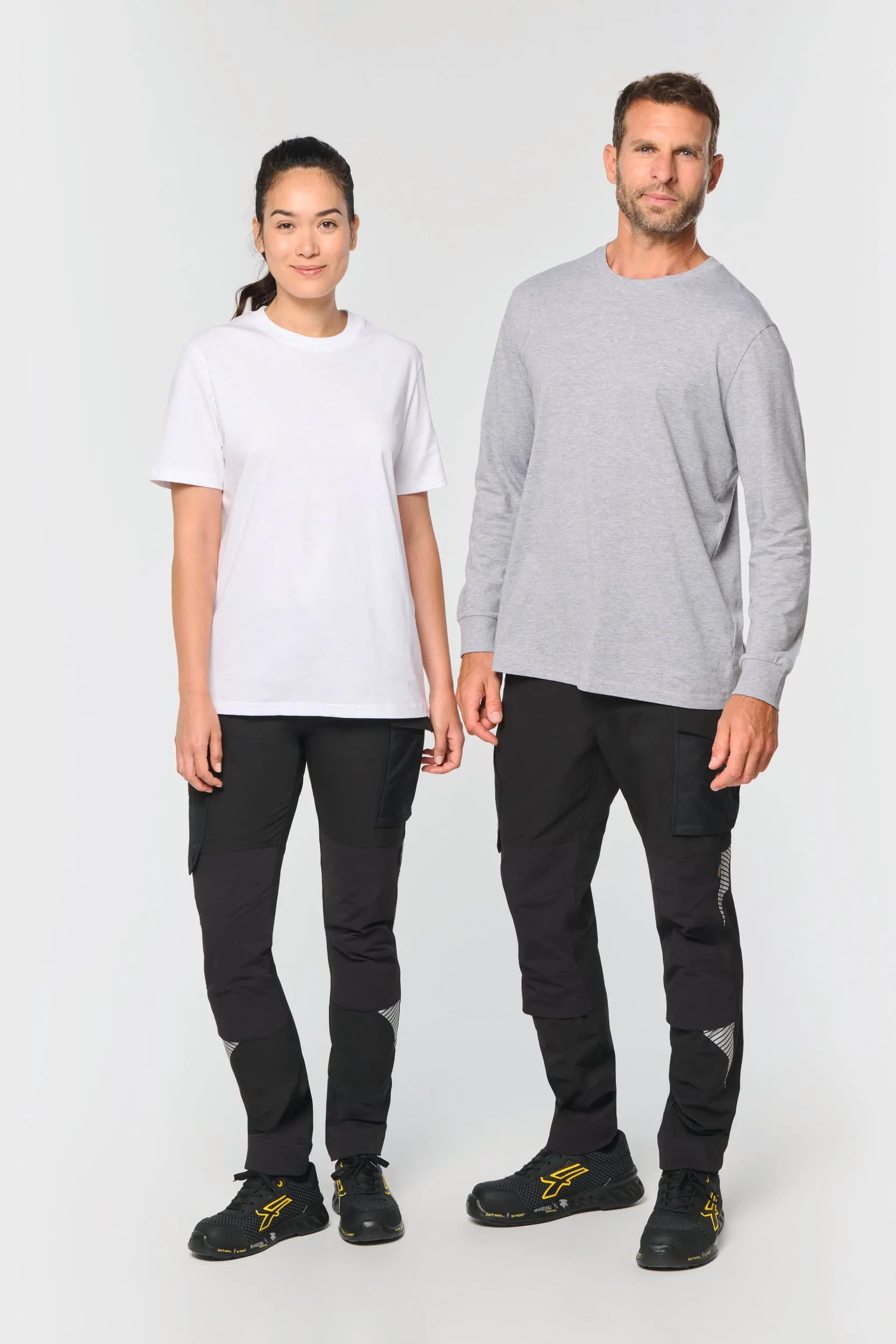 Pantalón stretch reciclado multibolsillos unisex