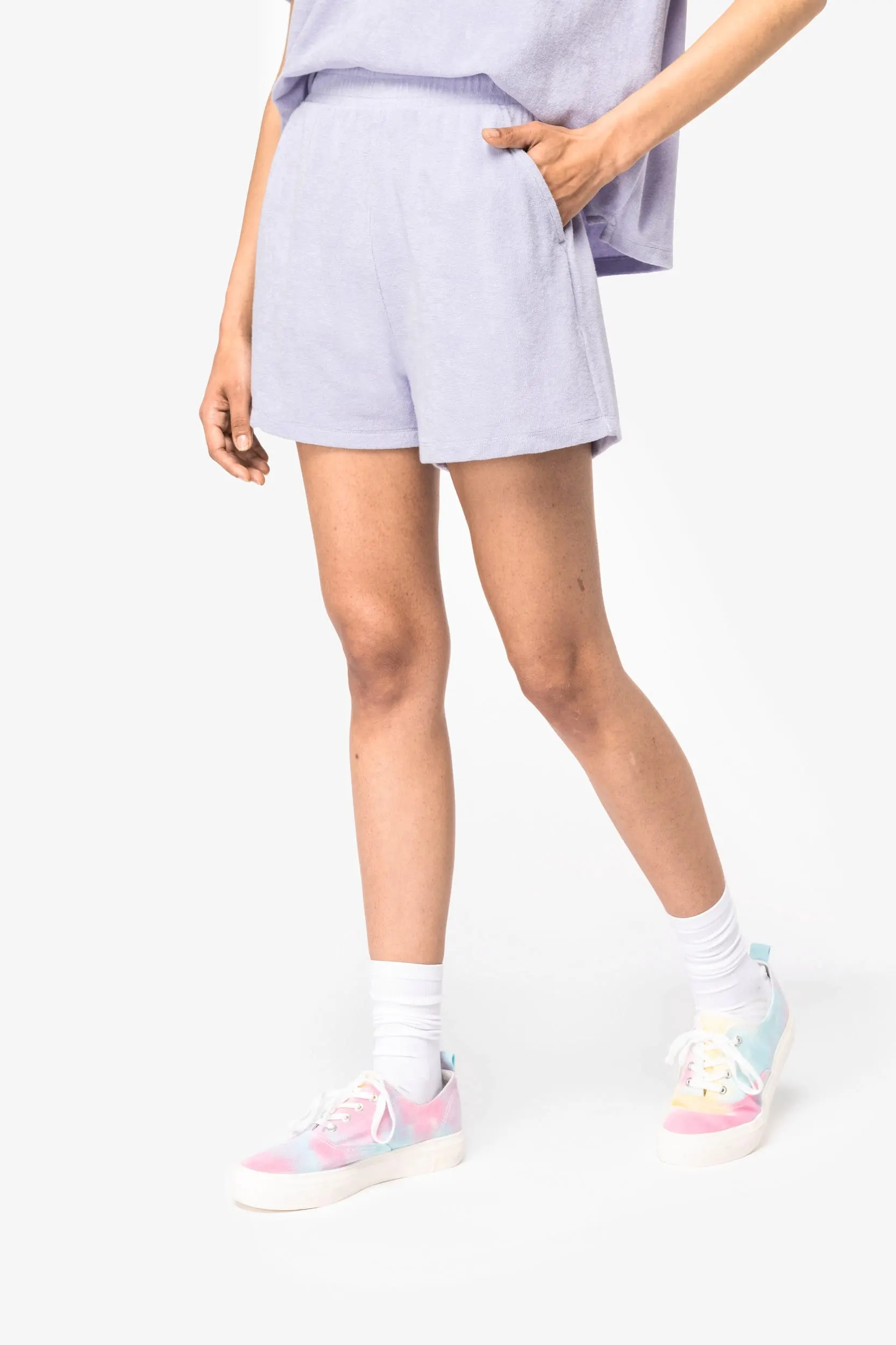 Short ecorresponsable de rizo mujer