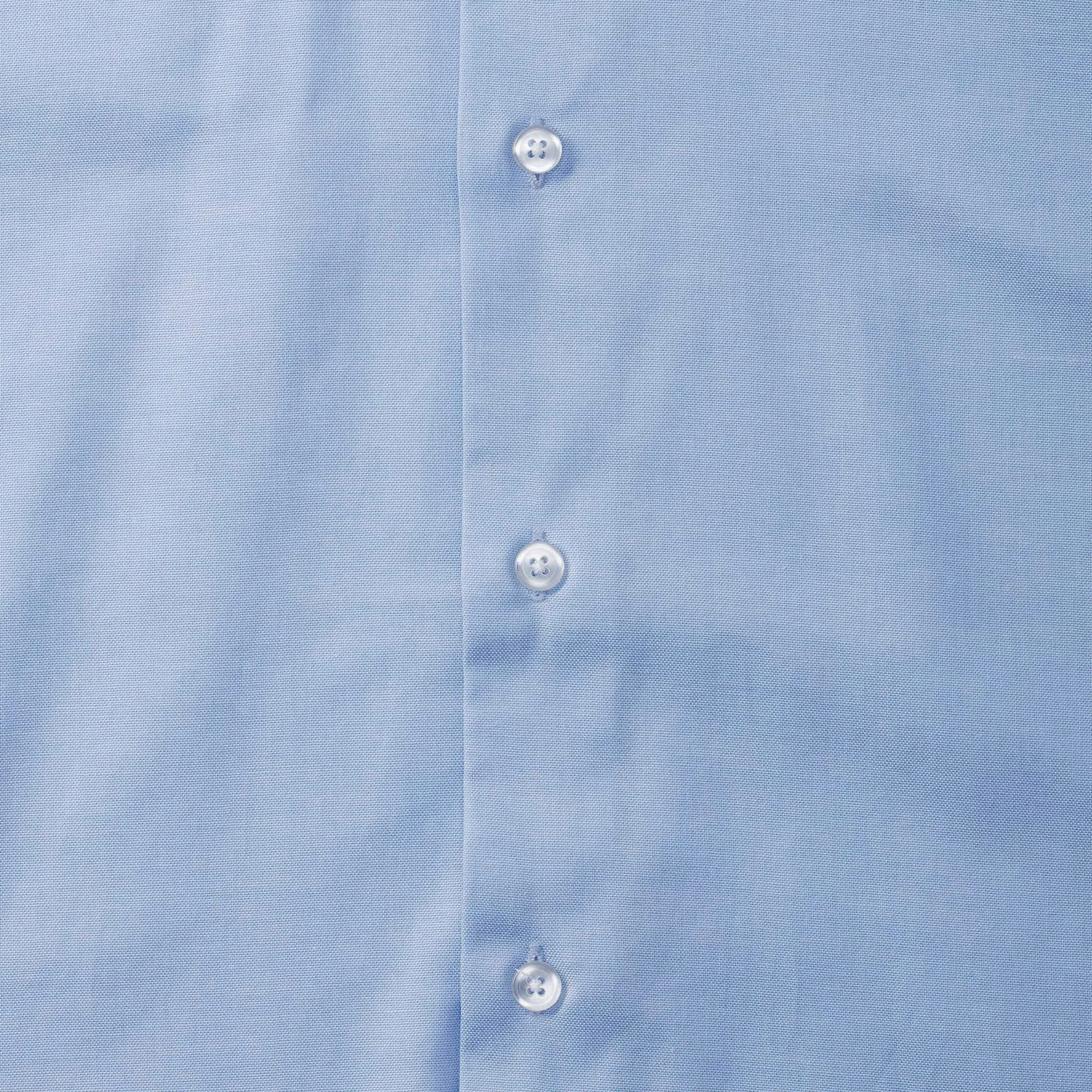 Camisa entallada de hombre de tejido oxford manga corta