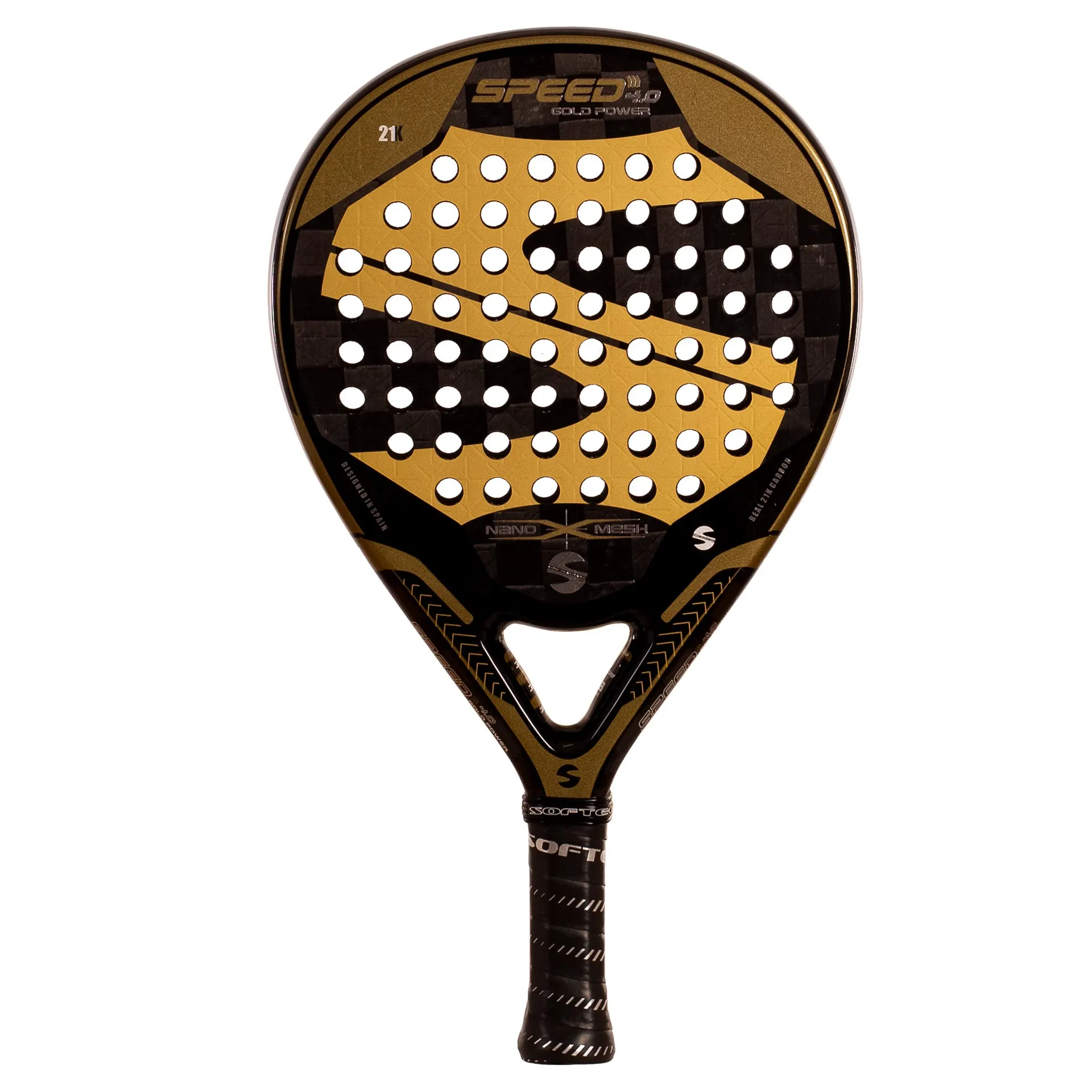 PALA DE PÁDEL SOFTEE SPEED GOLD POWER 4.0 NANO MESH