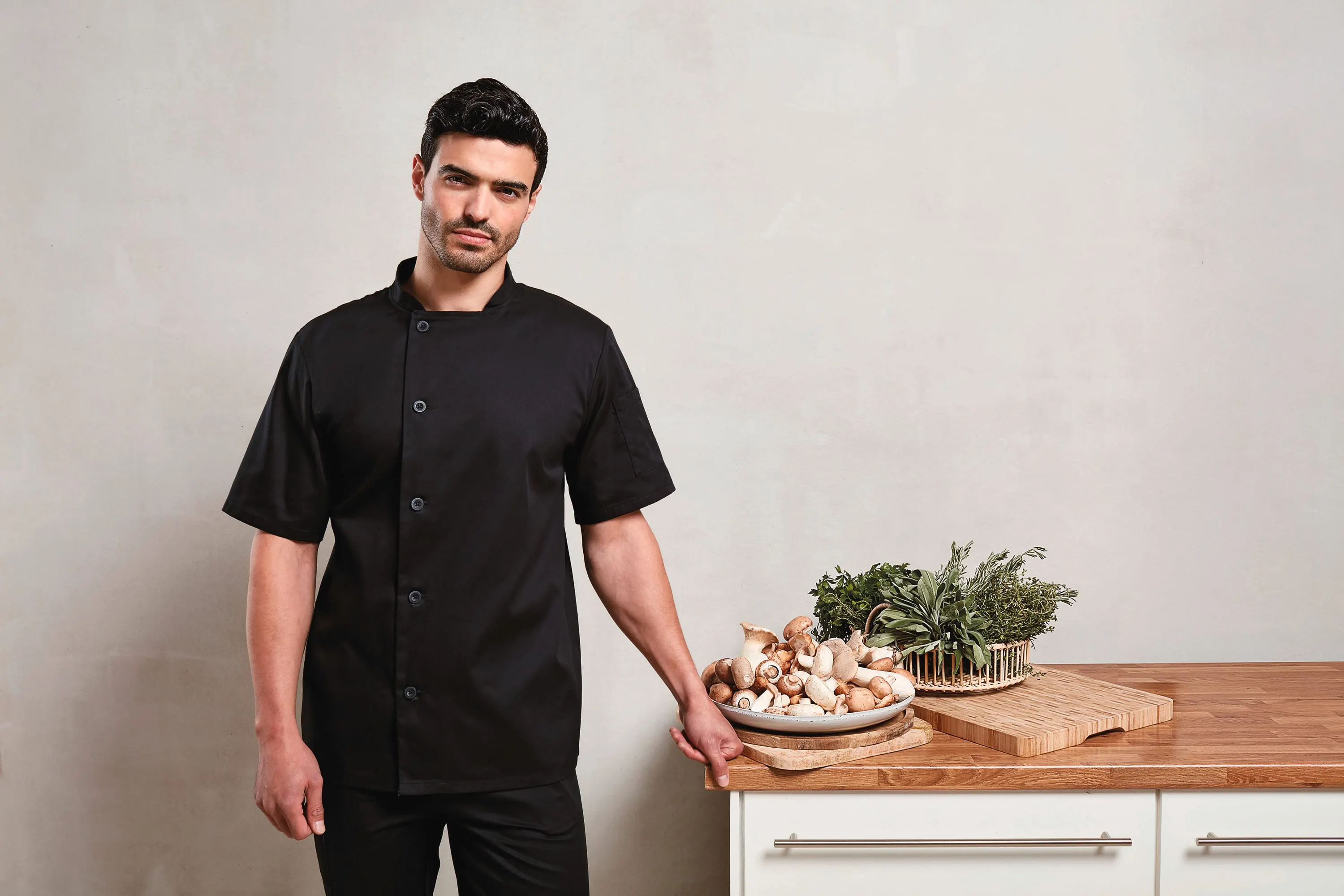 Chaqueta de chef "Essential" de manga corta