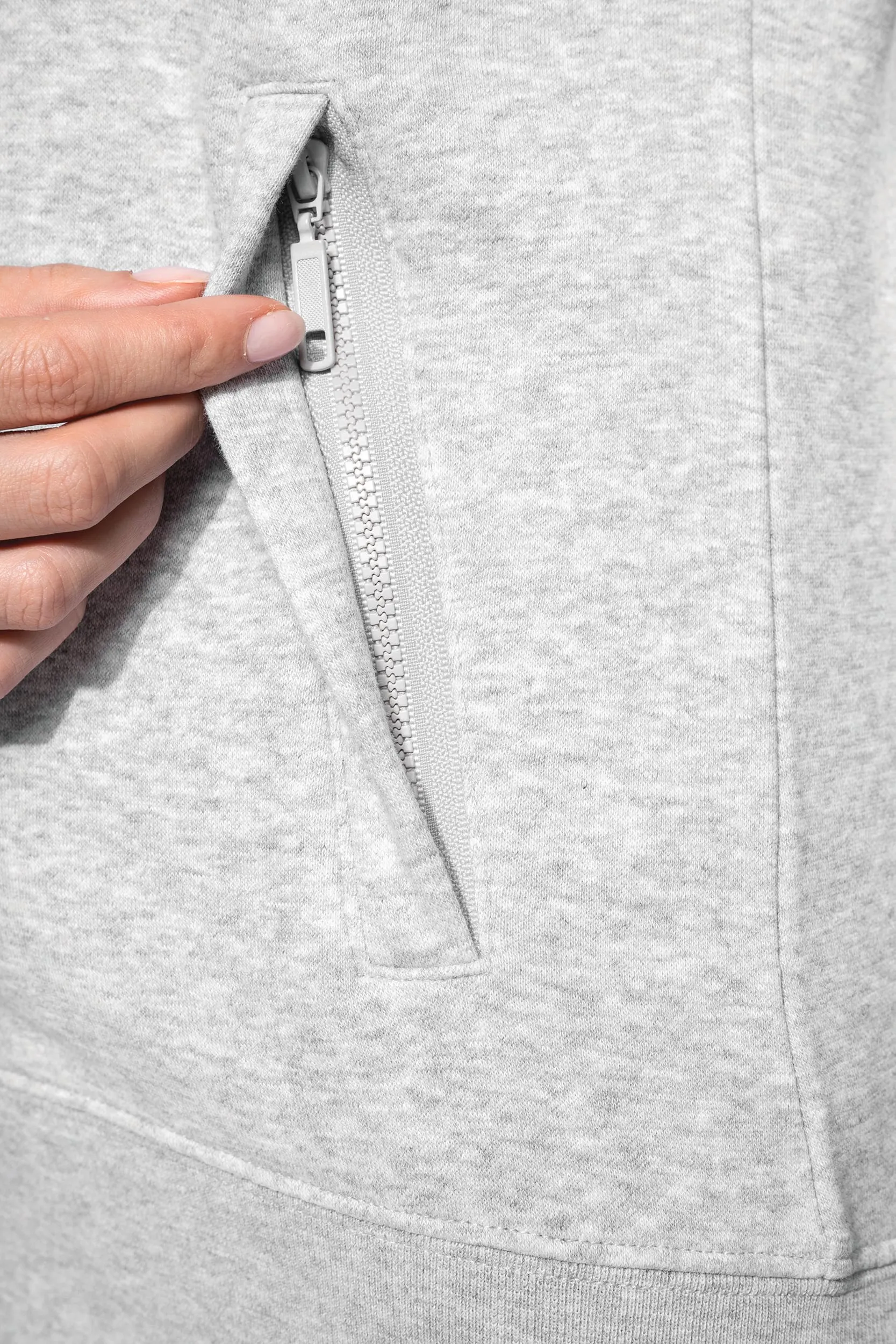 Chaqueta felpa mujer
