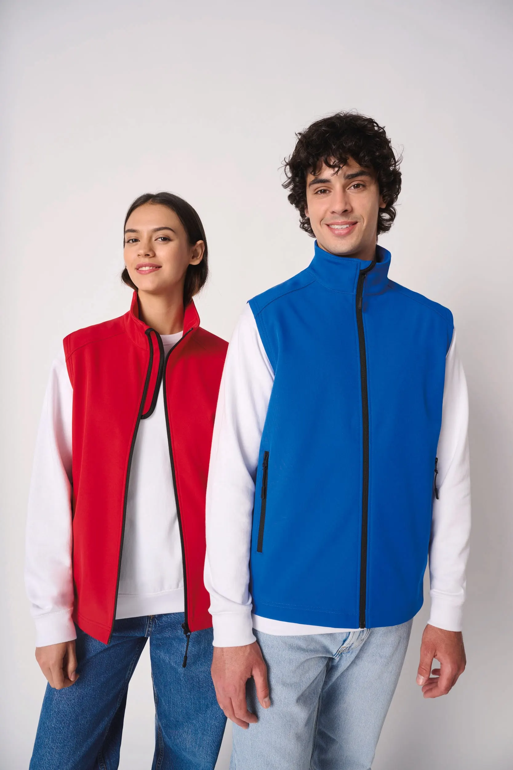 Chaleco softshell de 2 capas unisex