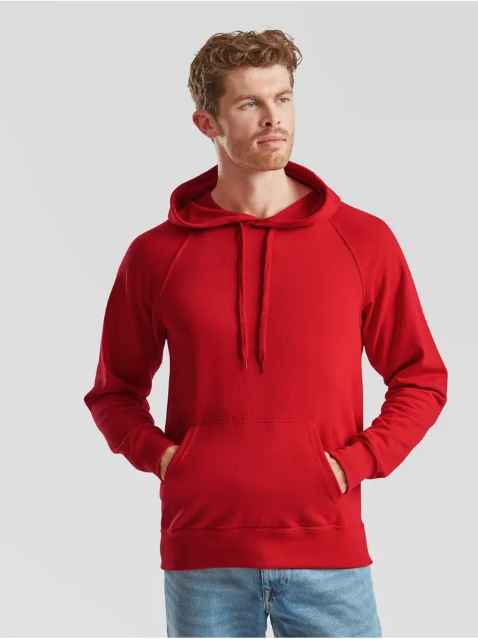 SUDADERA FRUIT OF THE LOOM LIGHTWEIGHT HOODED SWEAT