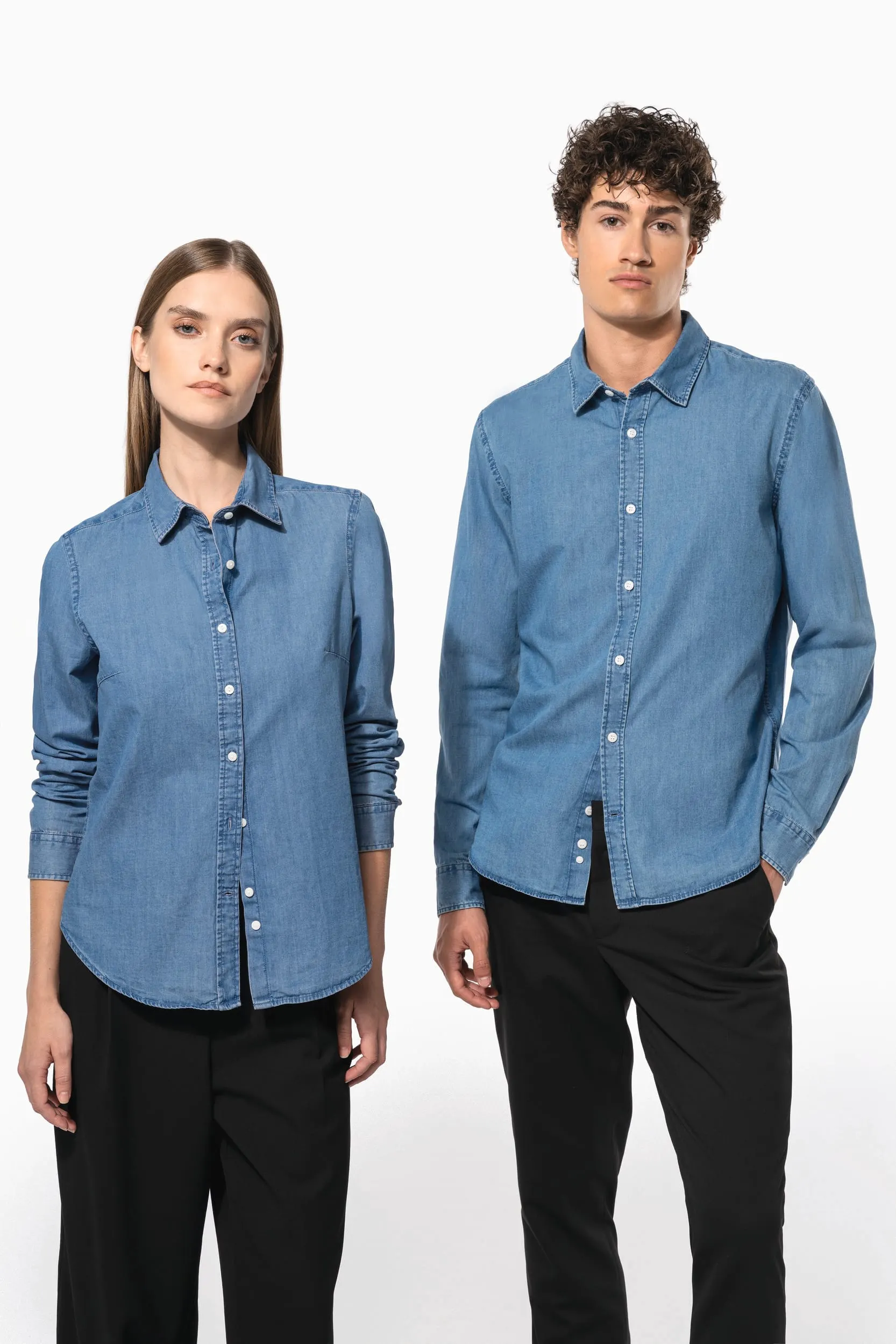 Camisa Denim mujer