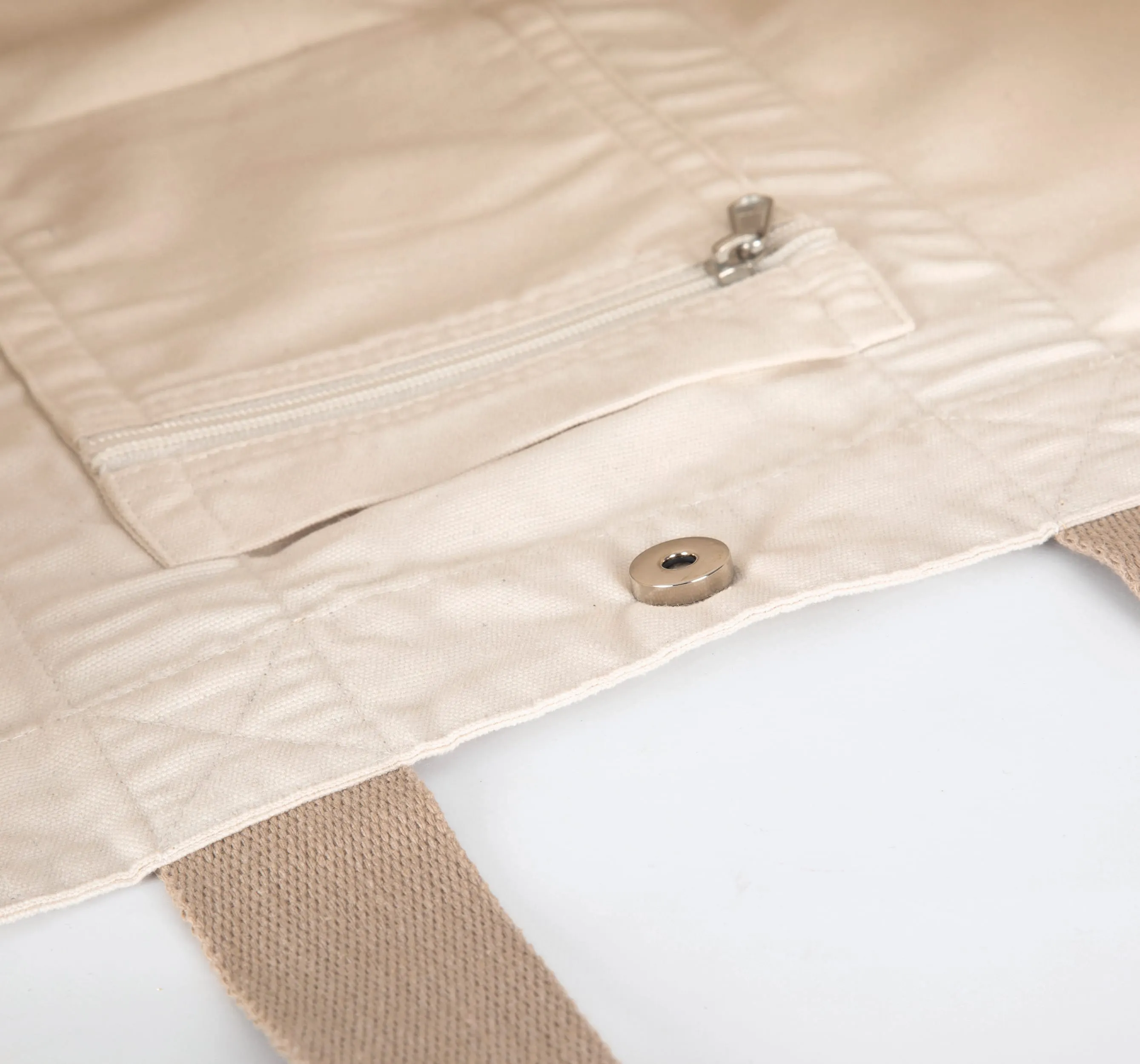 Bolsa shopper reciclada grande con fuelle