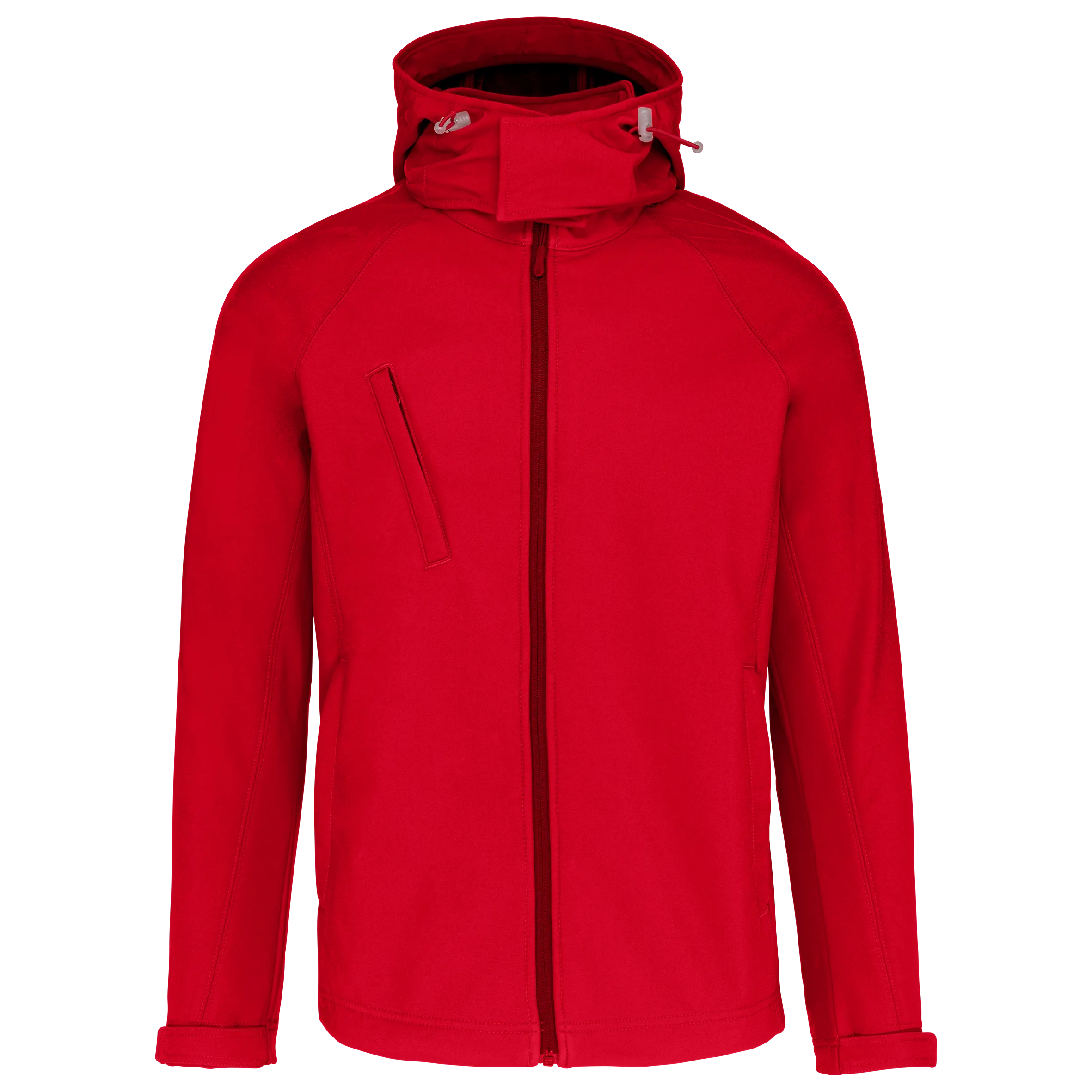 Chaqueta softshell con capucha extraíble hombre