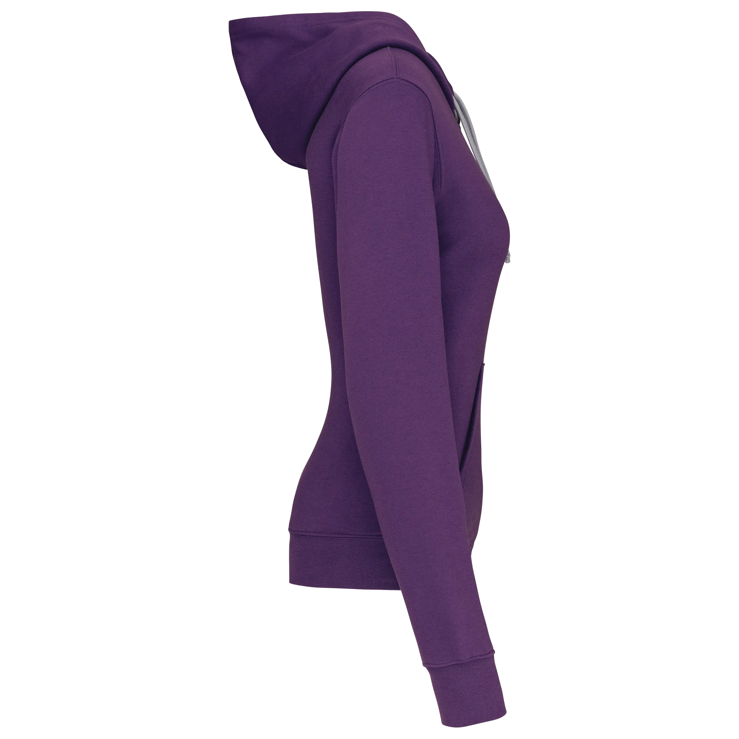 Sudadera capucha contrastada mujer