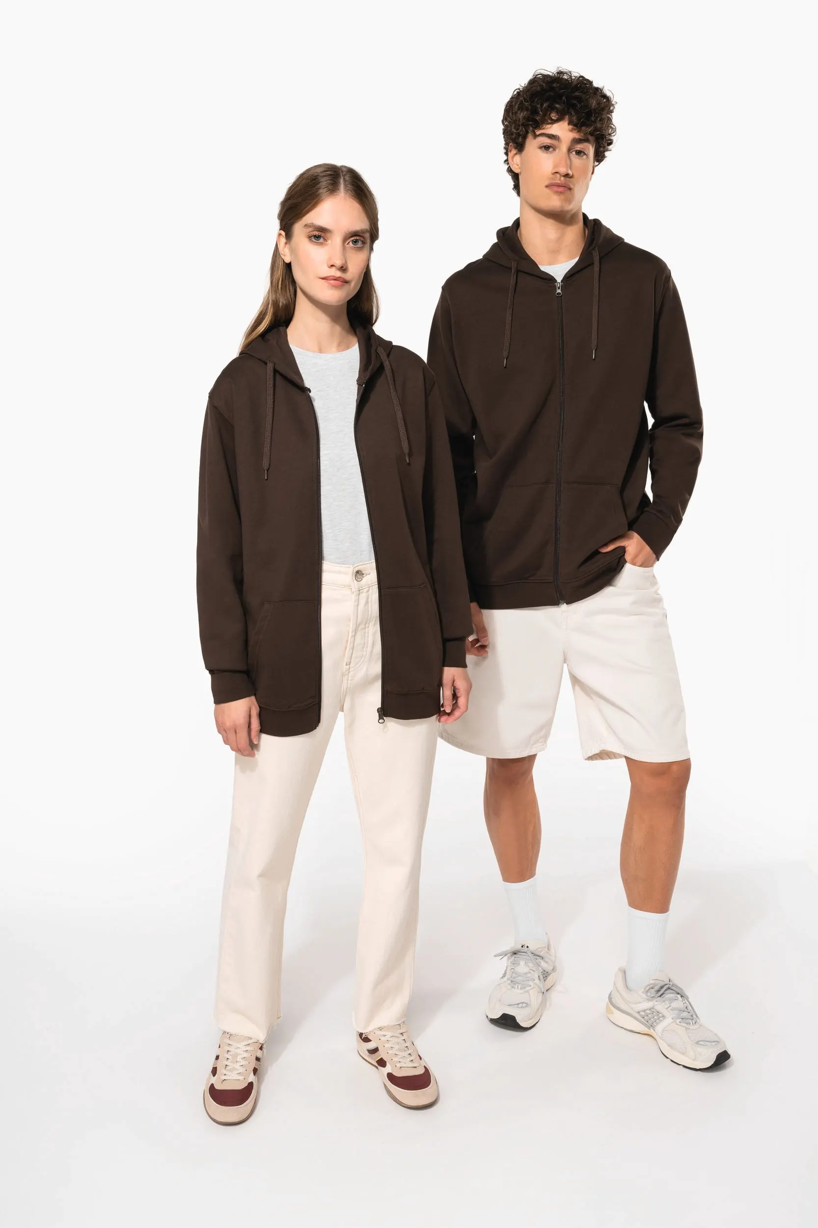 Sudadera capucha y cremallera unisex